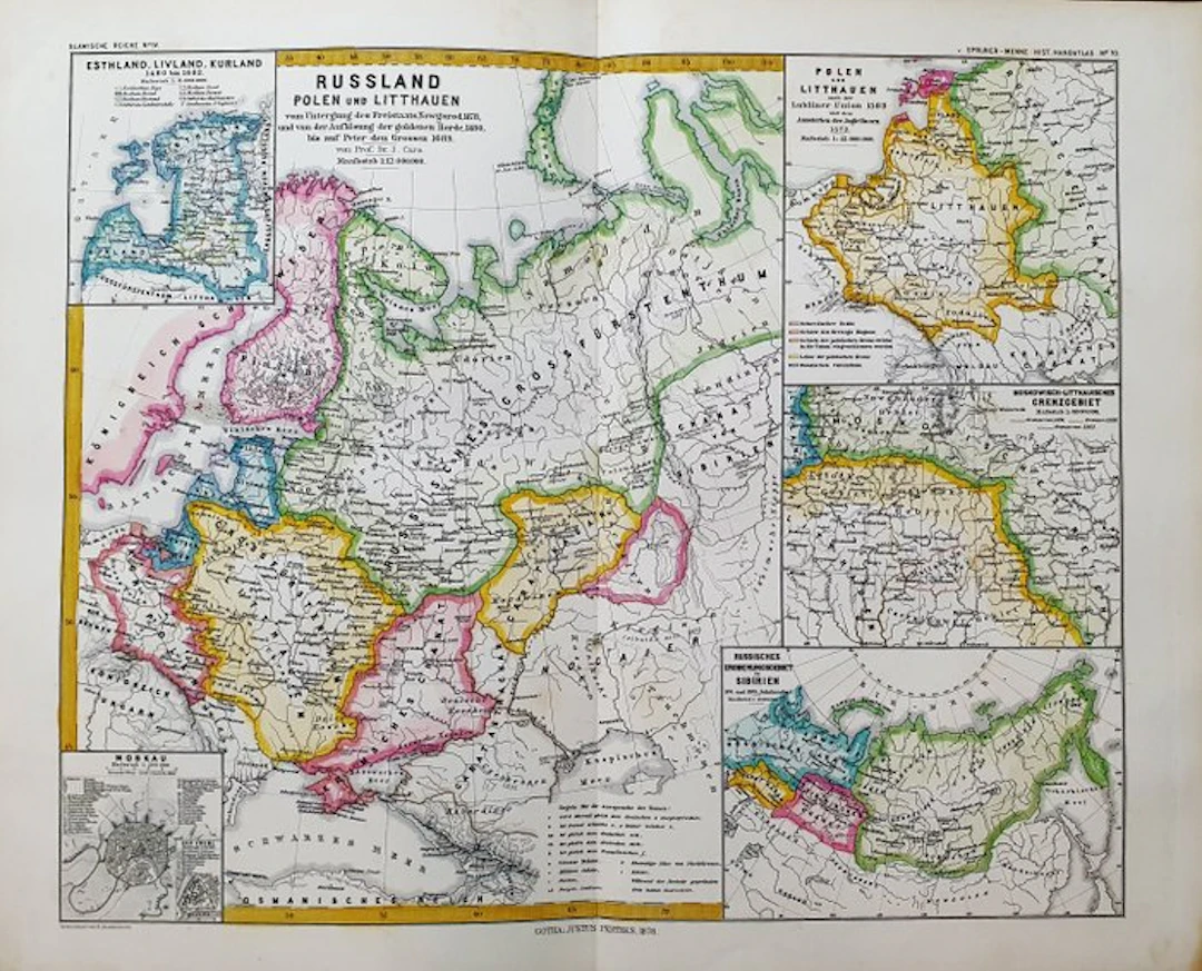 Europe - Eastern Europe / Poland / Lithuania / Russia / Livonia; K