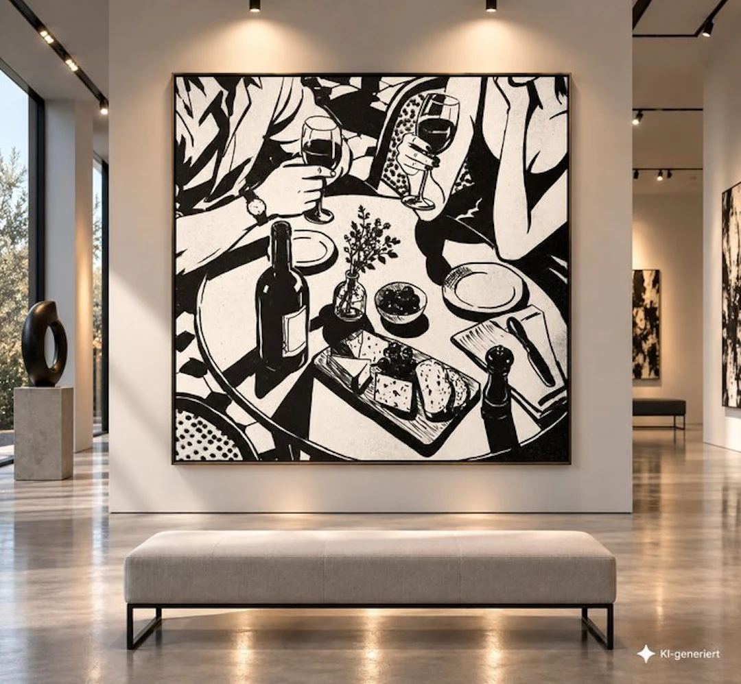 Timo Wedell - Conversation and Wine - XL - Timo‘s Lichtenstein