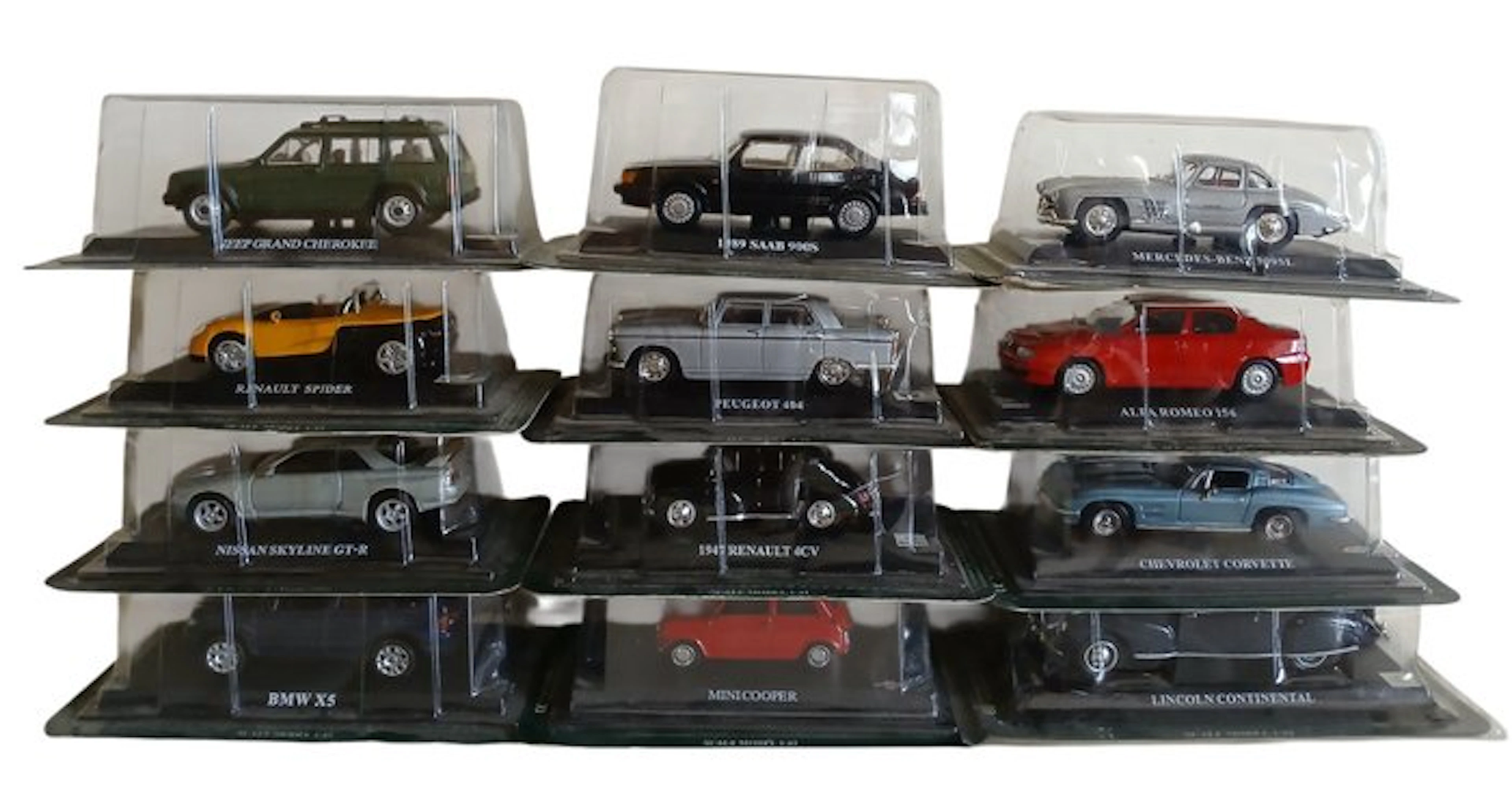 Del Prado 1:43 - Model car (12) - Lotto con 12 modelli - Car Collection