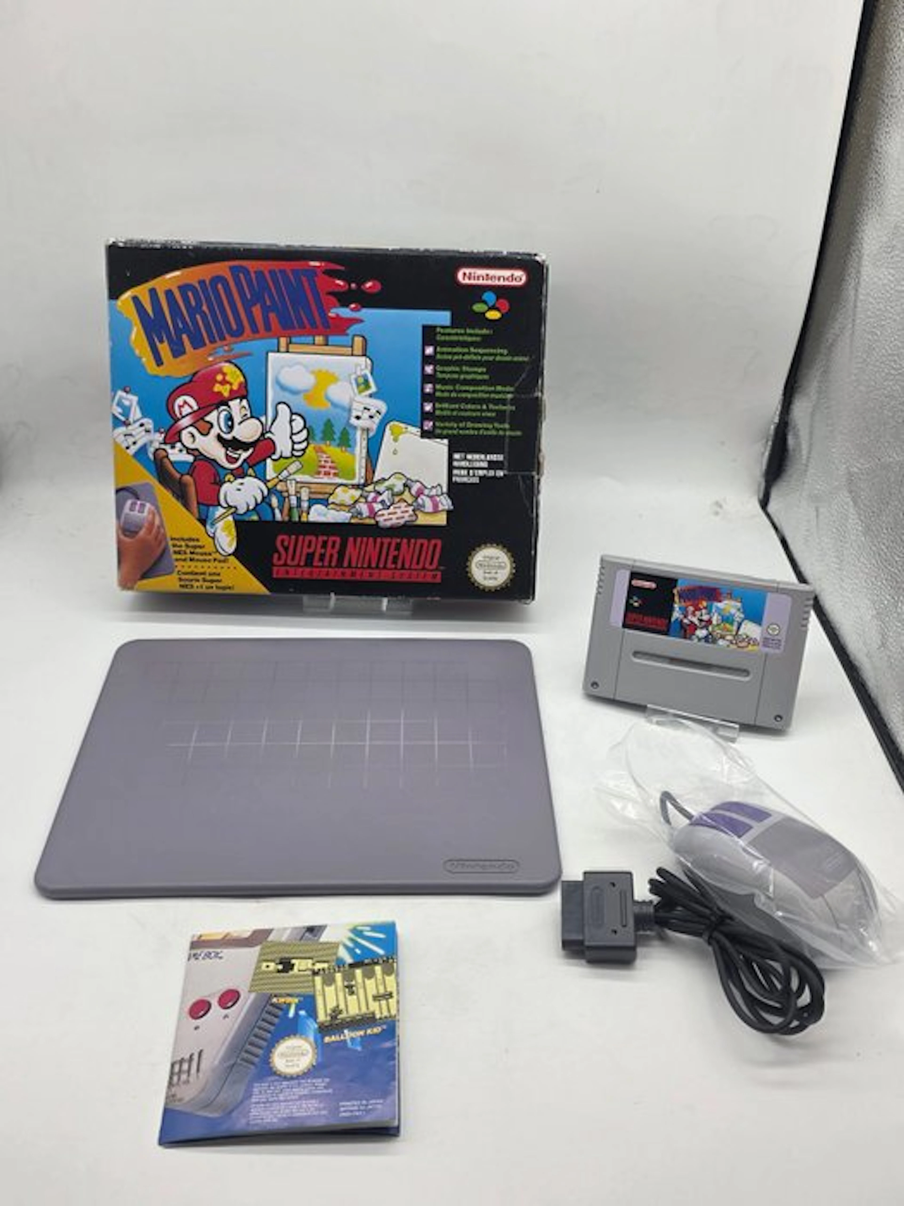 Nintendo - Snes - Super Mario Paint - First edition FAH...