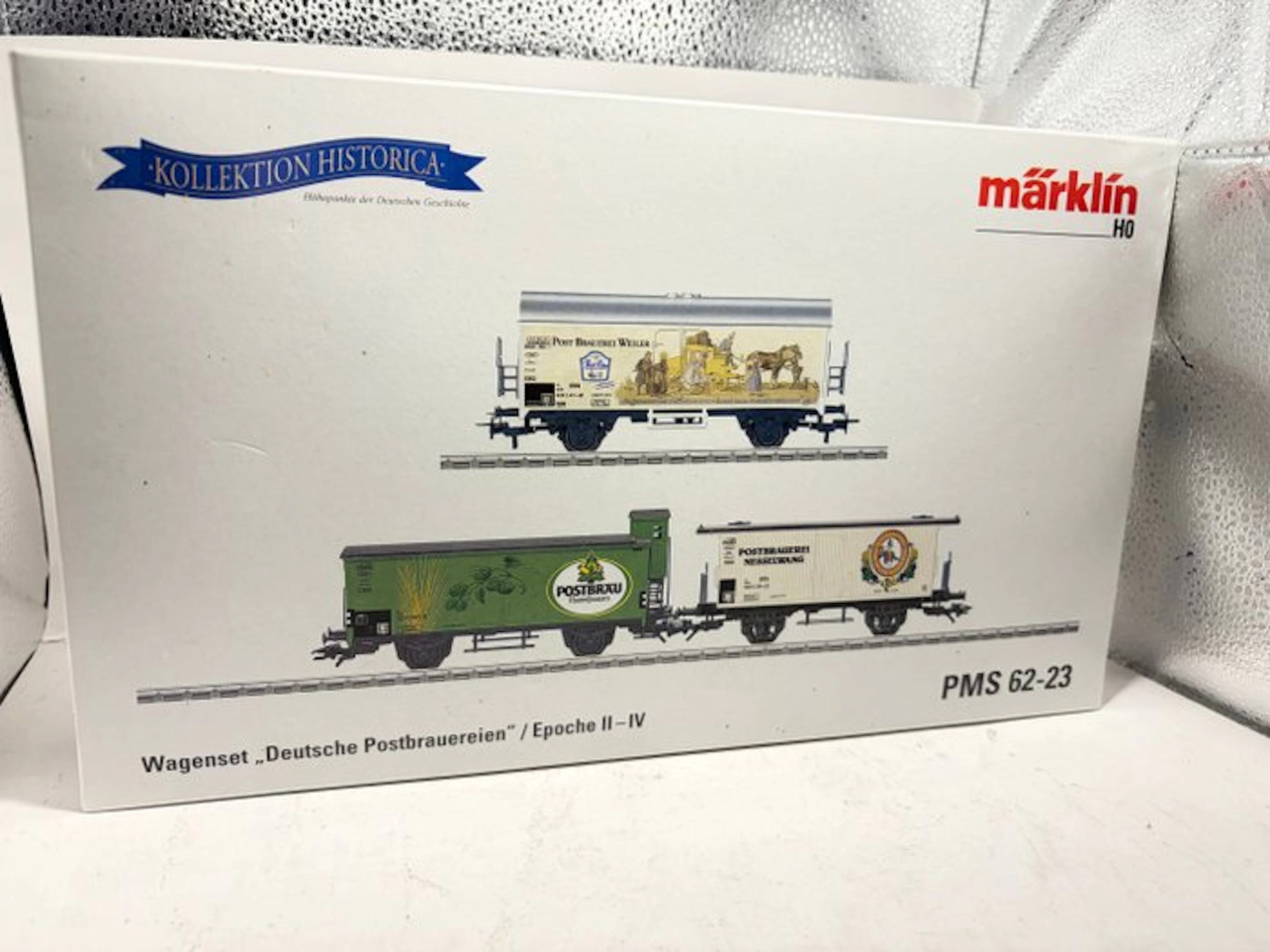 Märklin H0 - Model train freight wagon set (1) - German Post Breweries