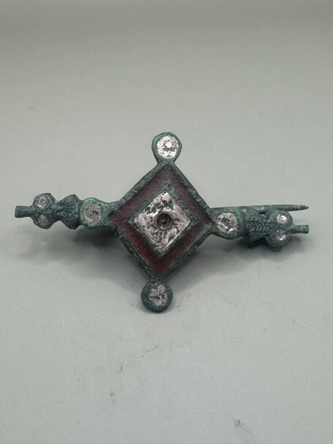 Ancient Roman Bronze Fibula - 66 mm