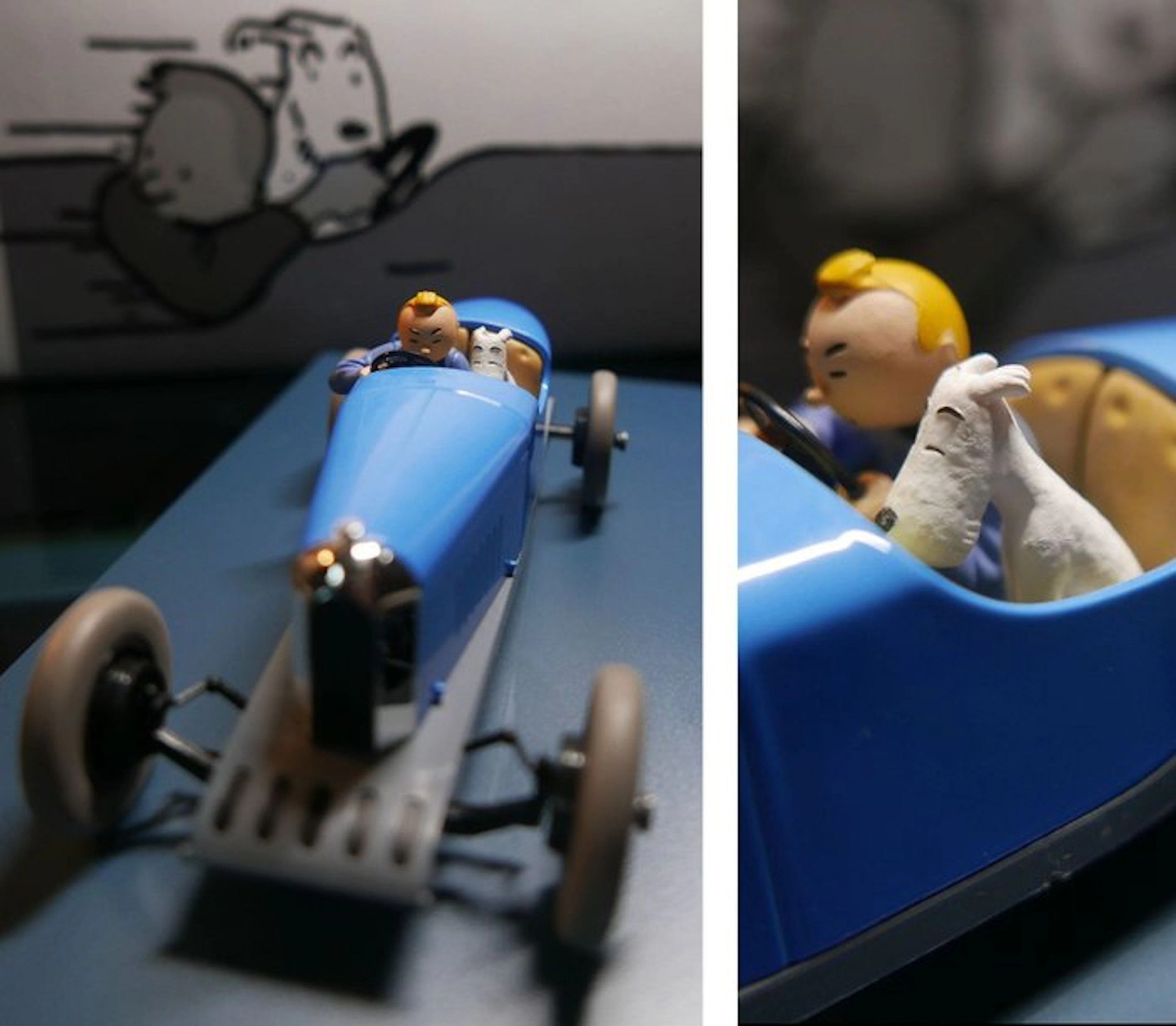 Moulinsart / Hachette - Tintin - 1 - Voiture 1/24...