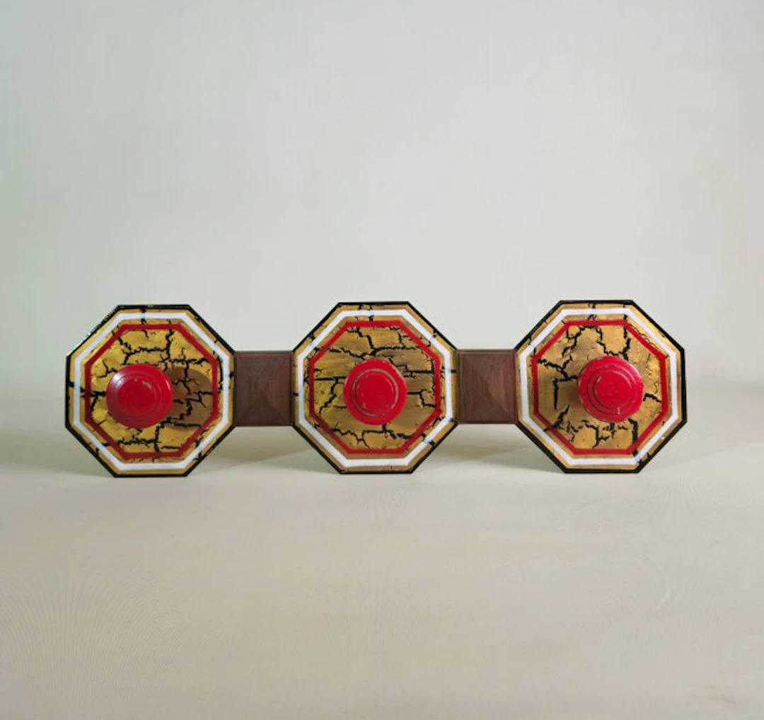 Coat rack - Wood, Metal - Italy - Design 1960/70 (No reserve price)