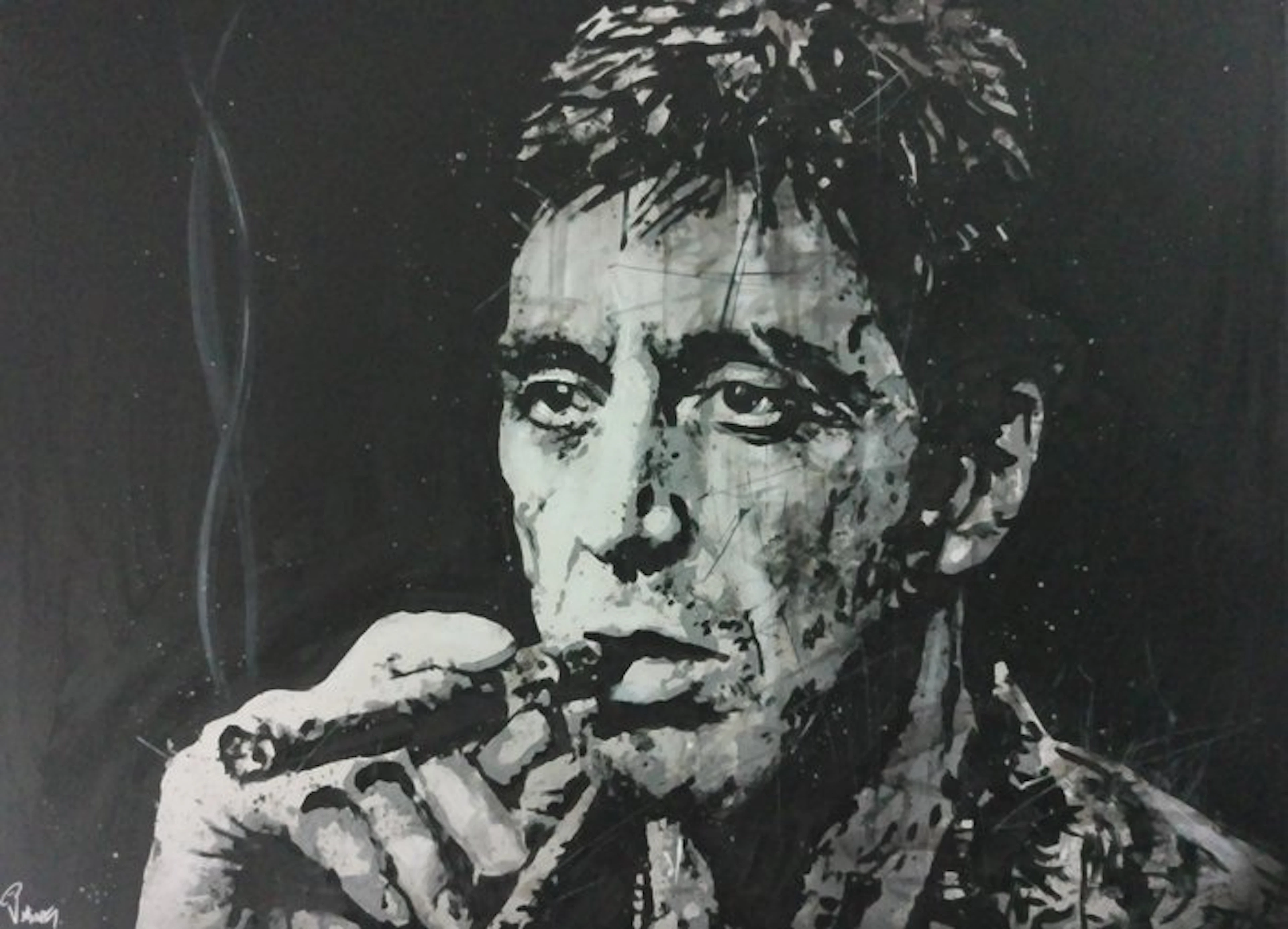 Scarface - Tony Montana - Al Pacino - Handpainted painting