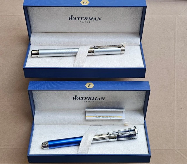 Waterman - Lot des stylos plume Perspective et Harley...