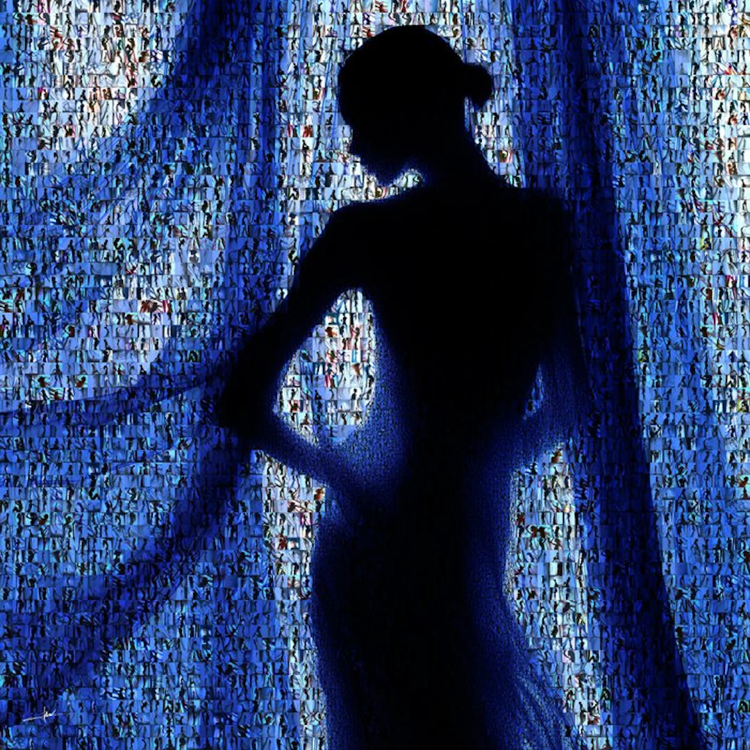 David Law (1967) - Crypto The Dreamed Shadows III - Format XL 60x60