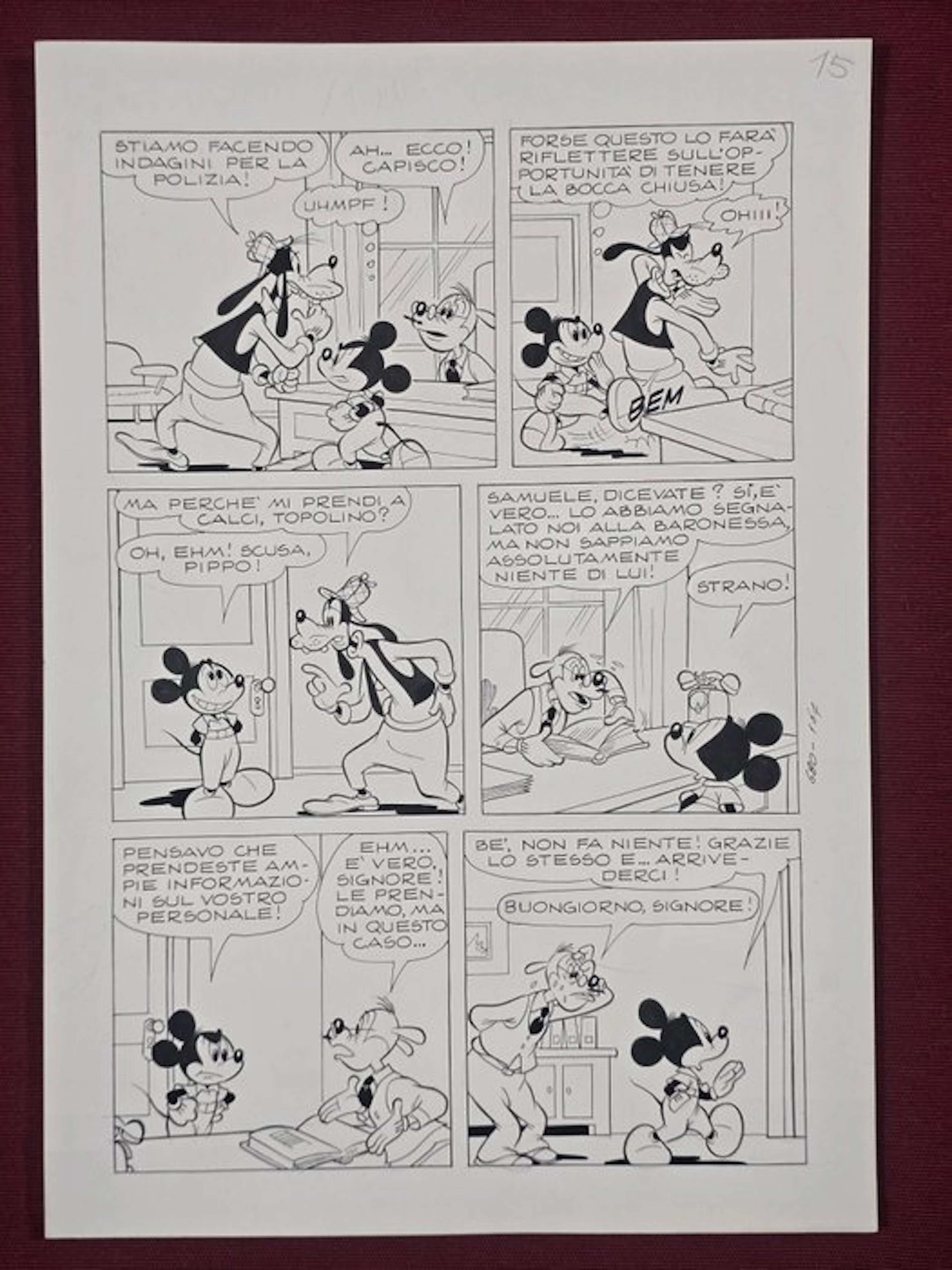 De Vita, Massimo - 1 Original page - Topolino n.680...