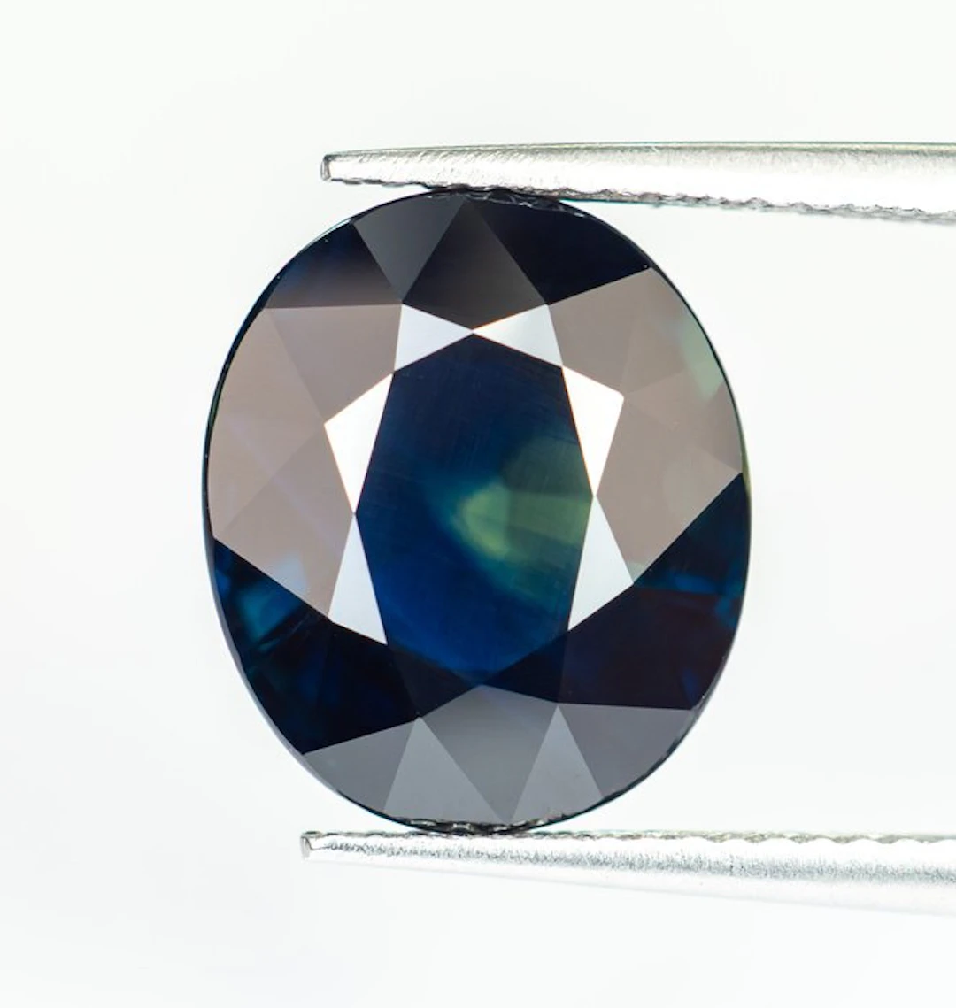 No reserve price Sapphire - 10.84 ct - Lotus Gemology - Deep Blue
