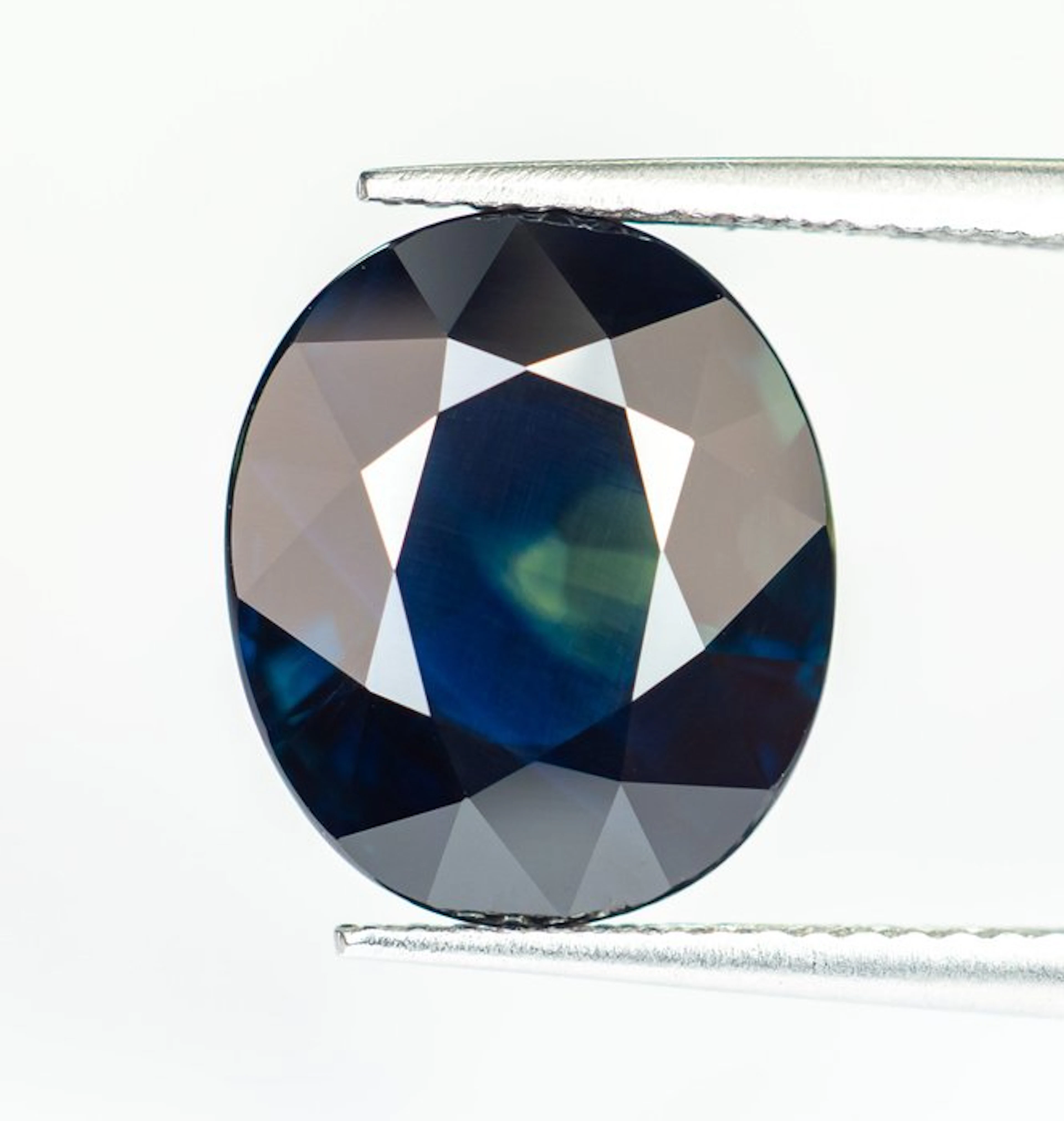 No reserve price Sapphire - 10.84 ct - Lotus Gemology - Deep Blue
