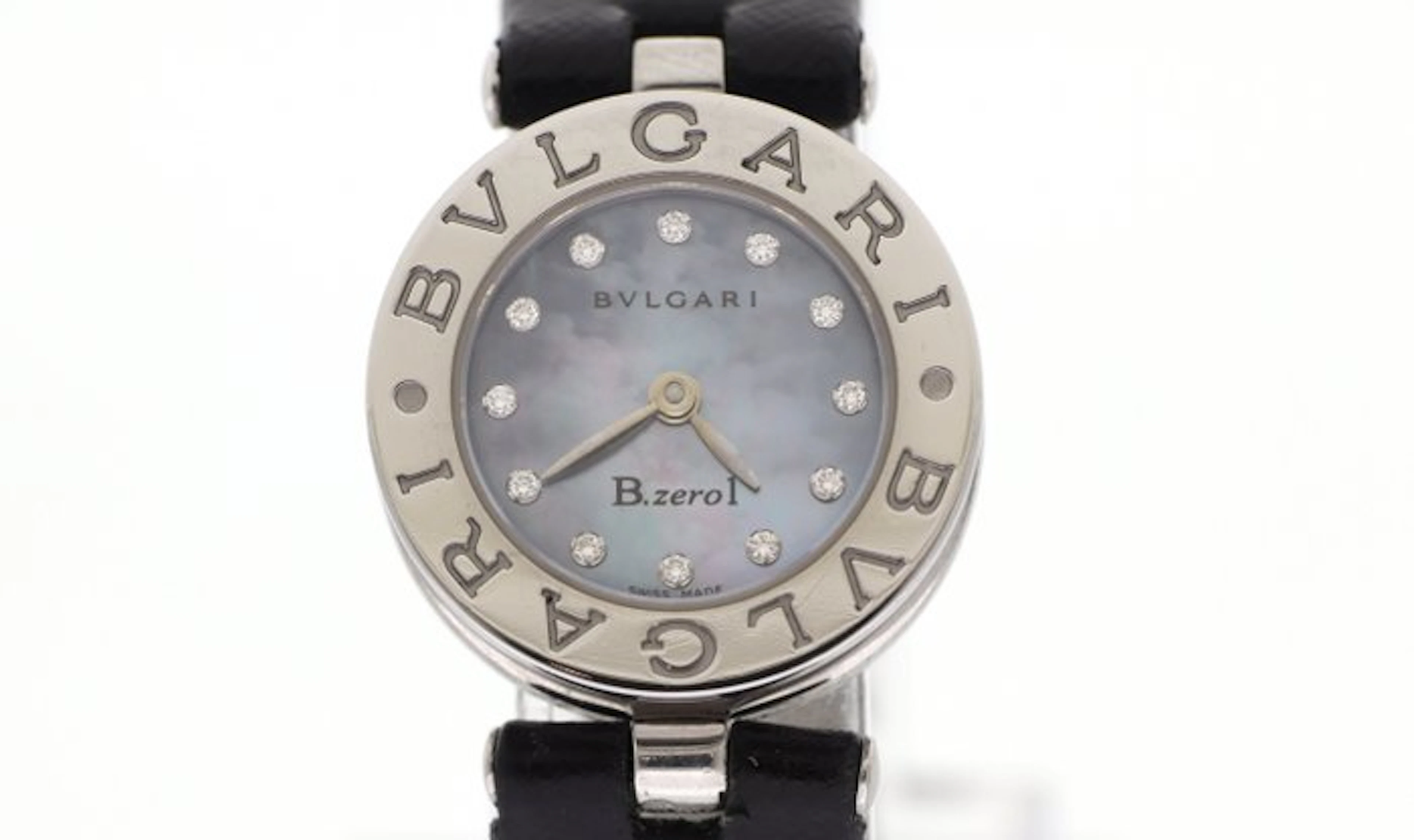 Bvlgari - B.zero1 Quartz Leather Strap Edition - No...