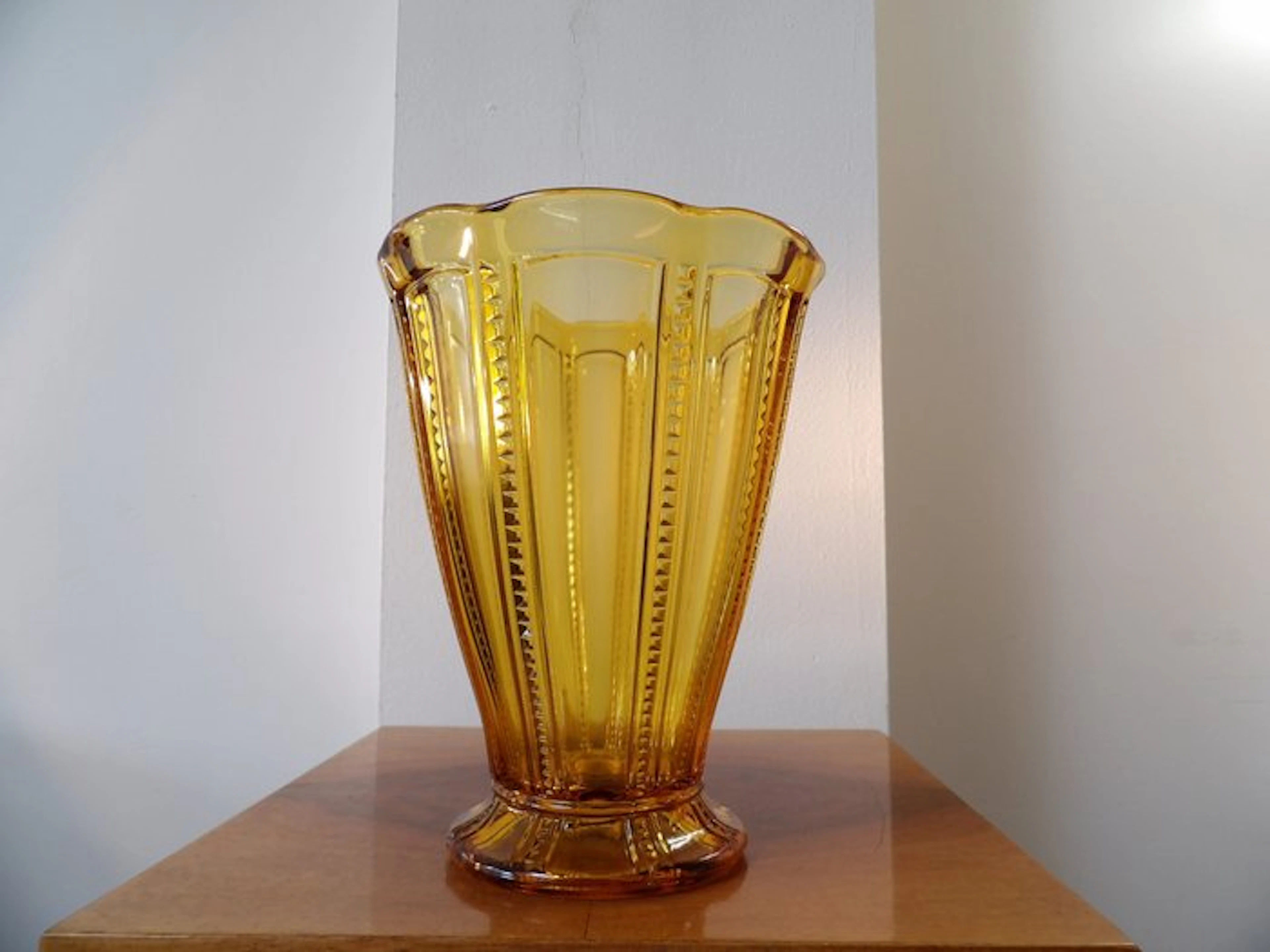 Val Saint Lambert - Charles Graffart - Vase - vincent - Glass