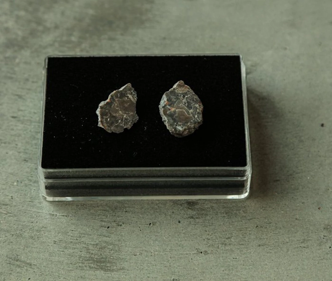 Lunar meteorite Double XL Adrar 013 Lunar Feldspathic...
