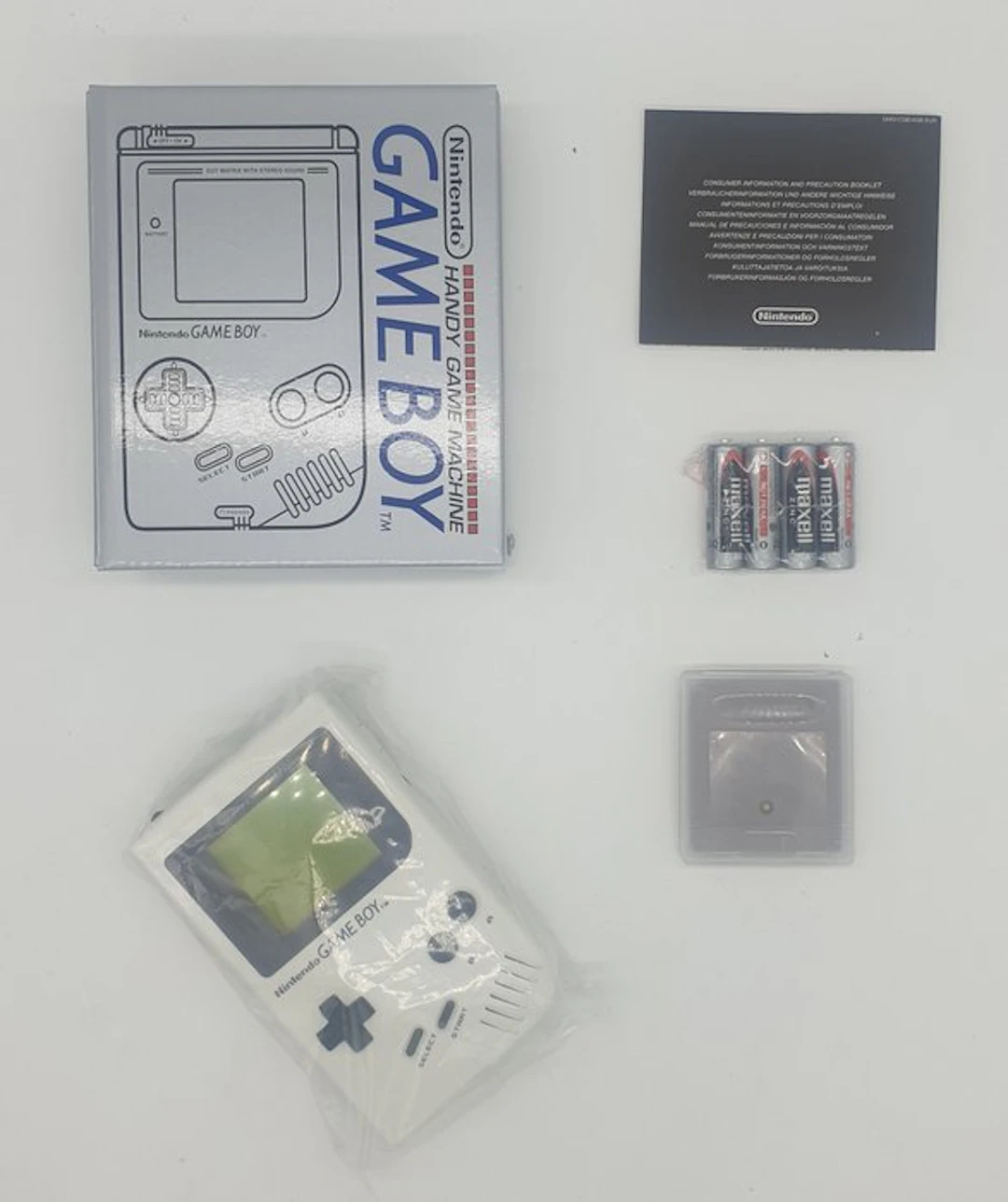 Nintendo - Gameboy Classic White DMG-01 1989 Console...