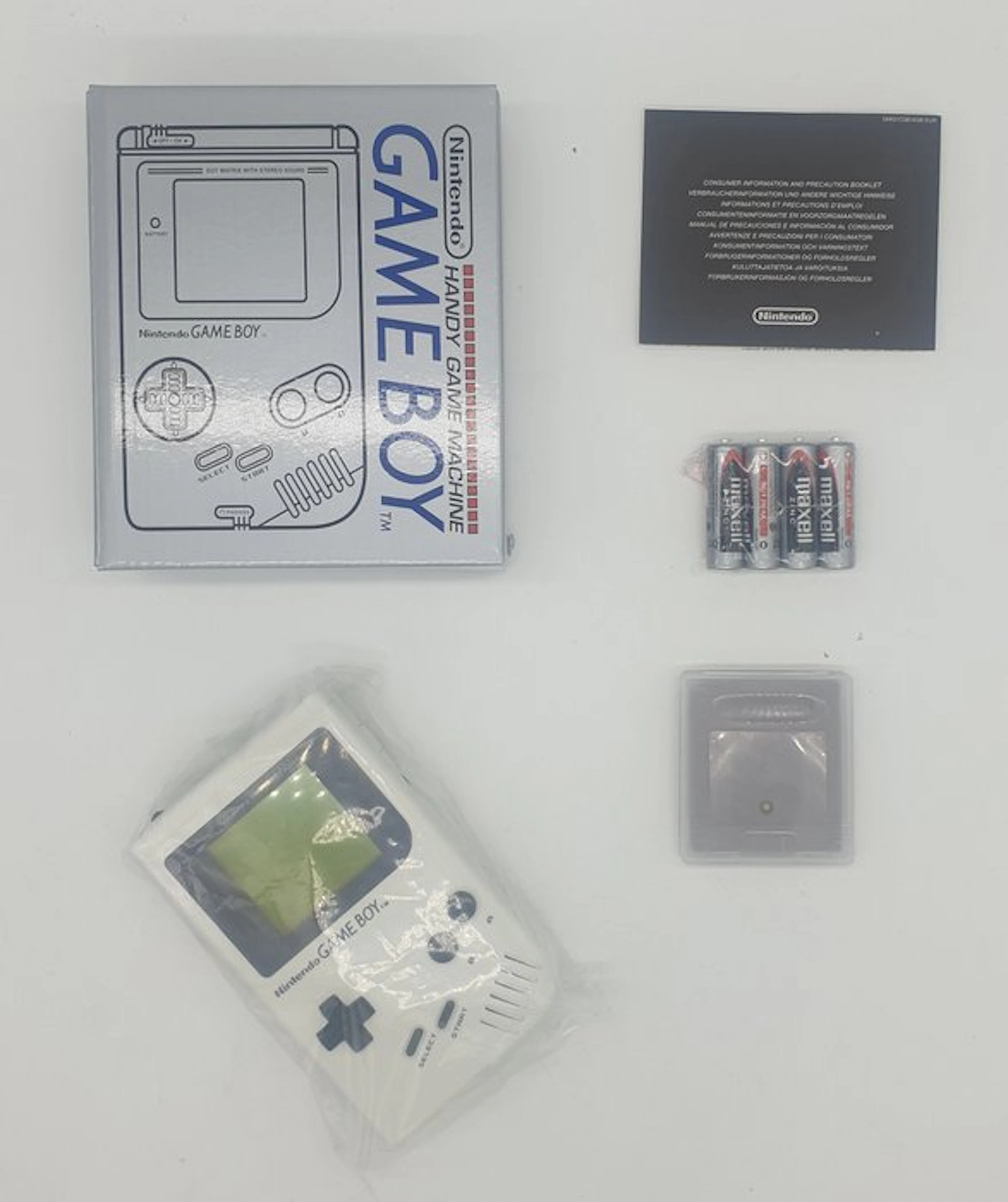 Nintendo - Gameboy Classic - White DMG-01 1989 Console...