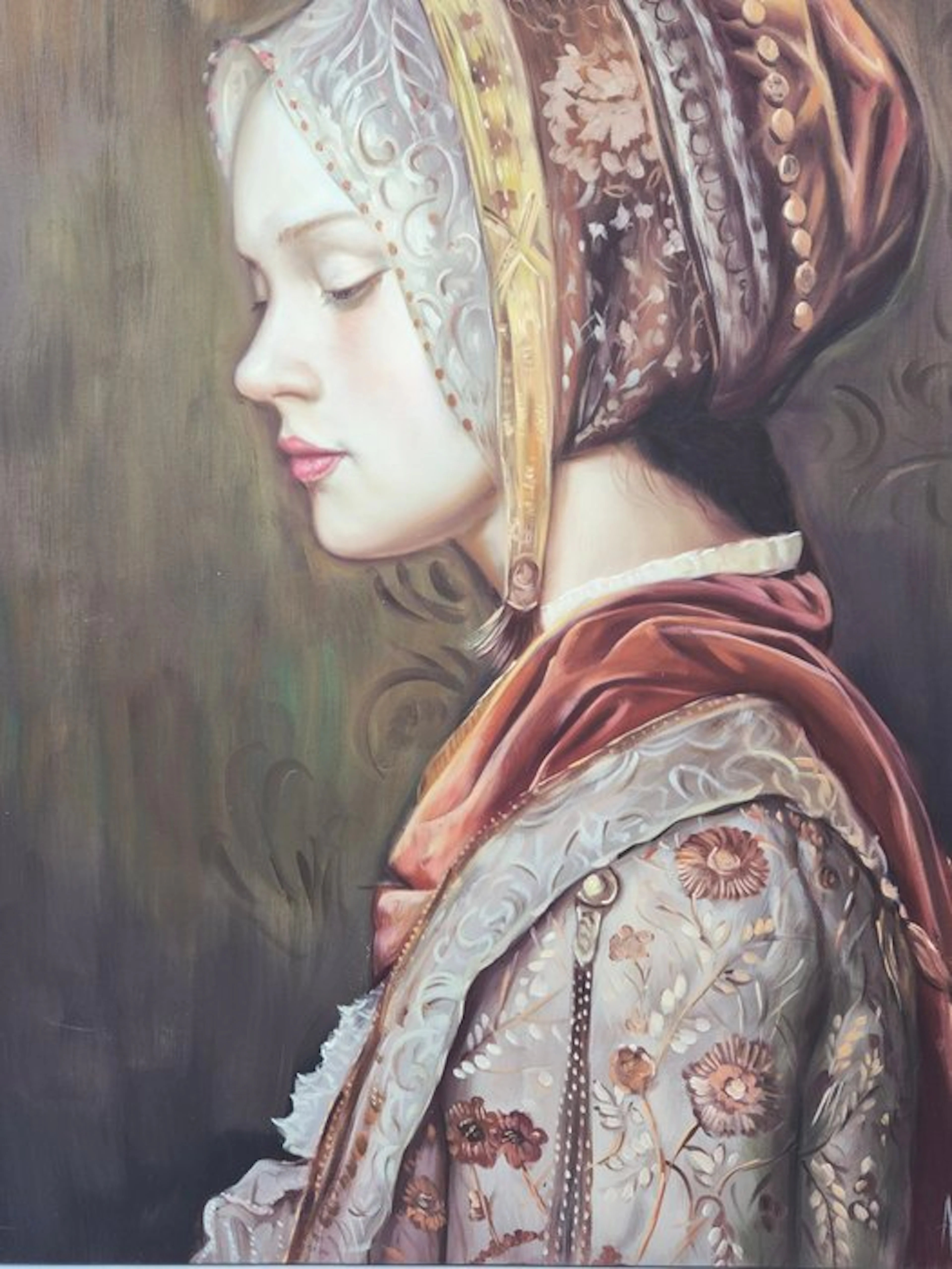 Anne Dias - (100% handpainted !) Lady Agnes of Humble Mercy