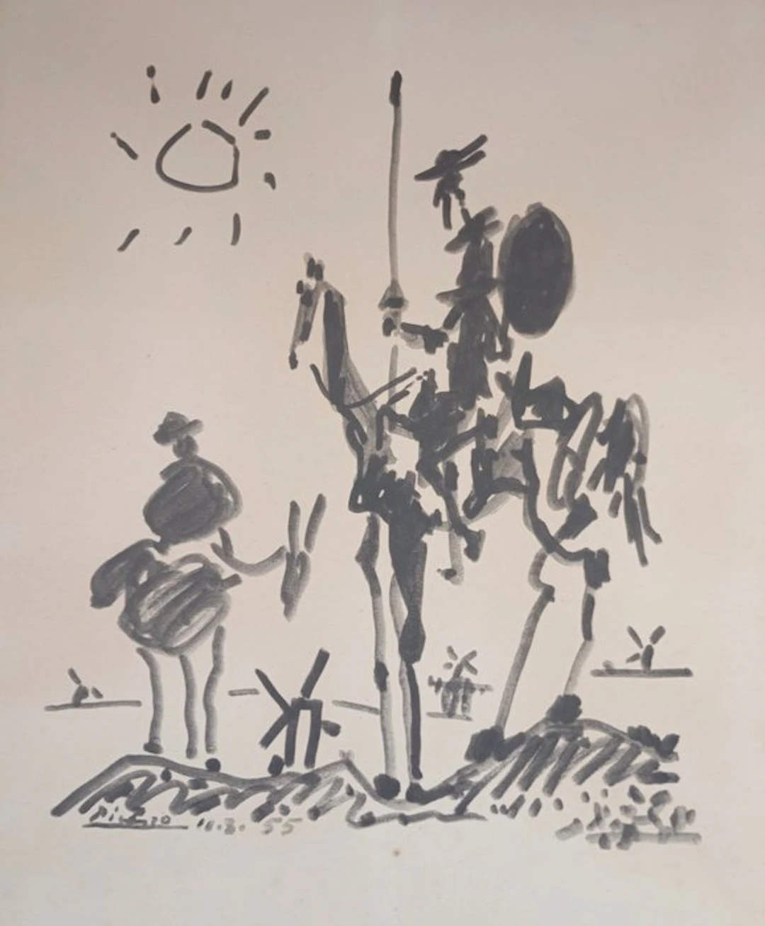 Pablo Picasso (1881-1973) - Quijote