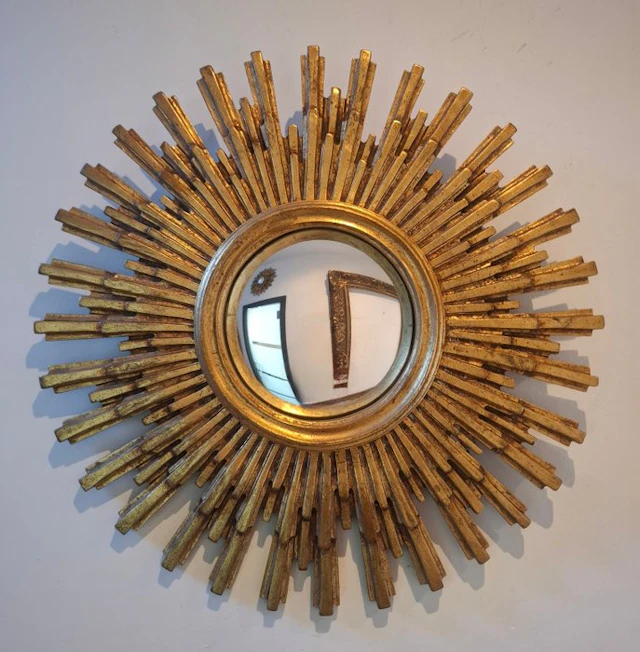 Wall mirror - Resin - Solar Mirror 1960