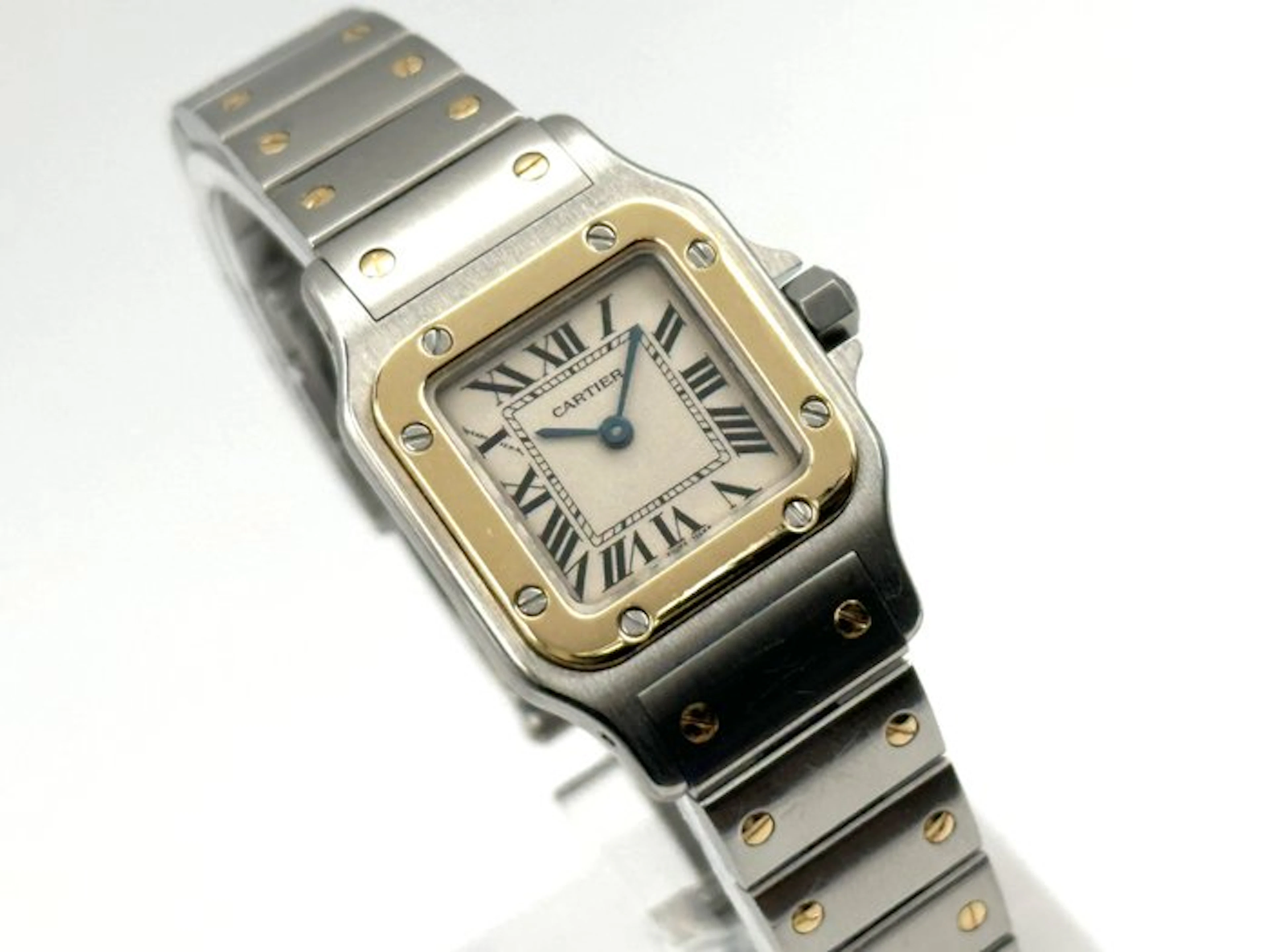 Cartier - Santos Galbée PM - 1567 - Serviced - Women - 1990-1999