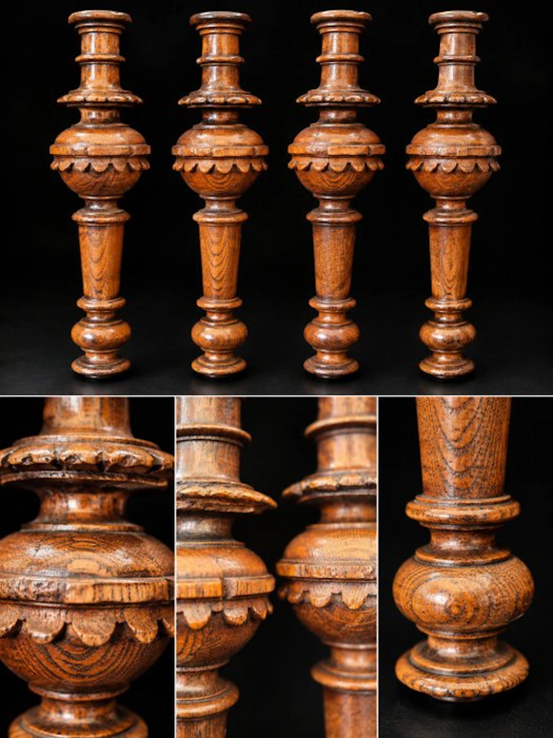 Renaissance Architectural ornament (4) - 1880-1910 - Handcrafted legs