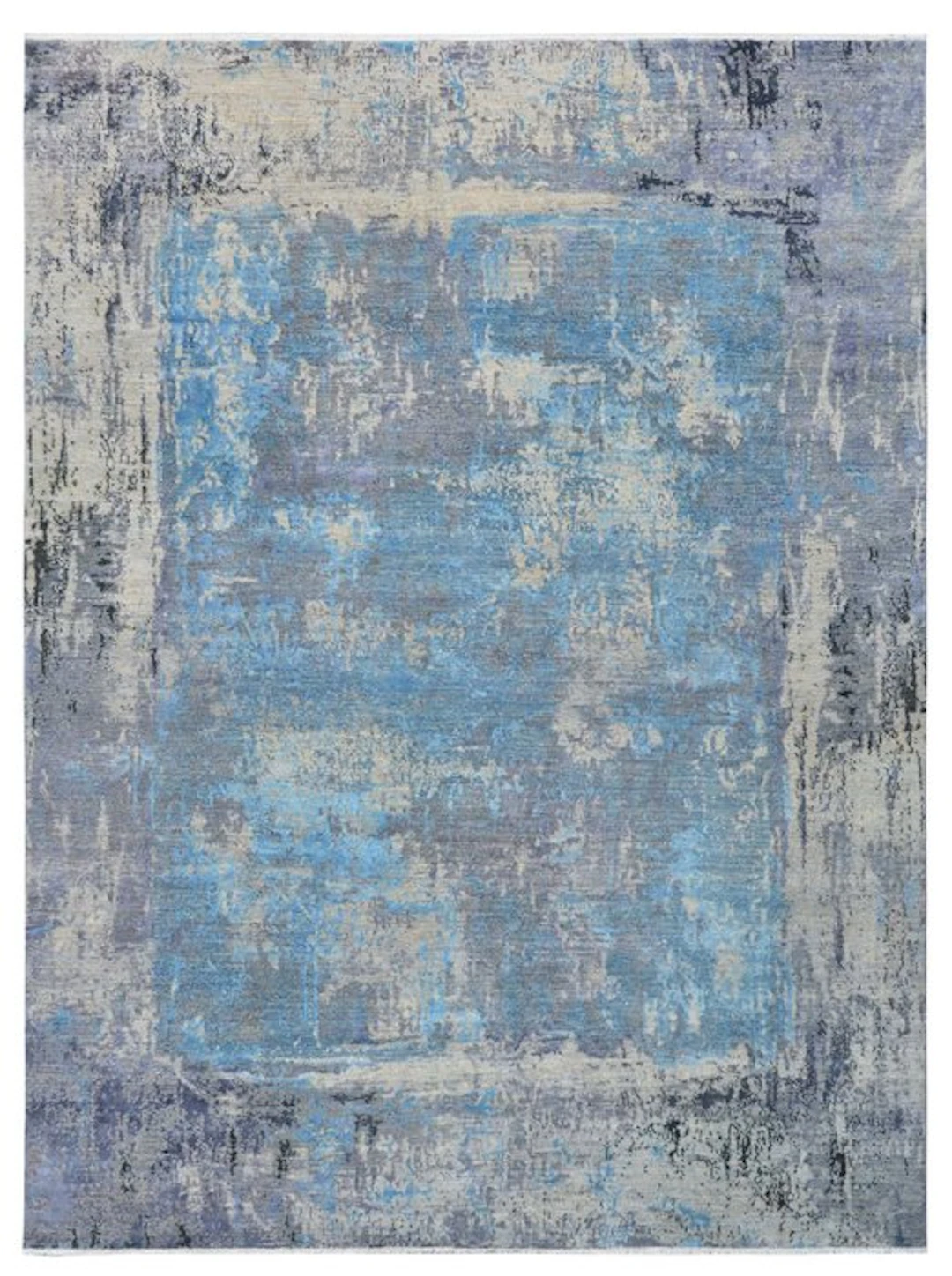 Designer Carpet with Silk - New - Rug - 367 cm - 273 cm
