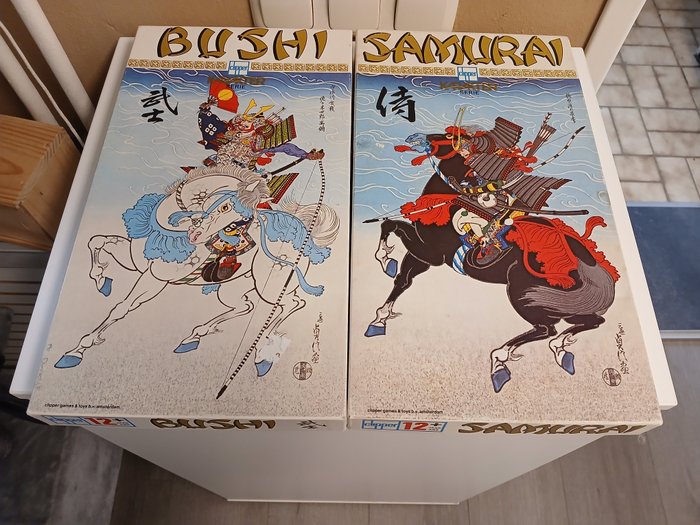 Board game - Samurai & bushi (clipper jaren 70 compleet) - Plastic