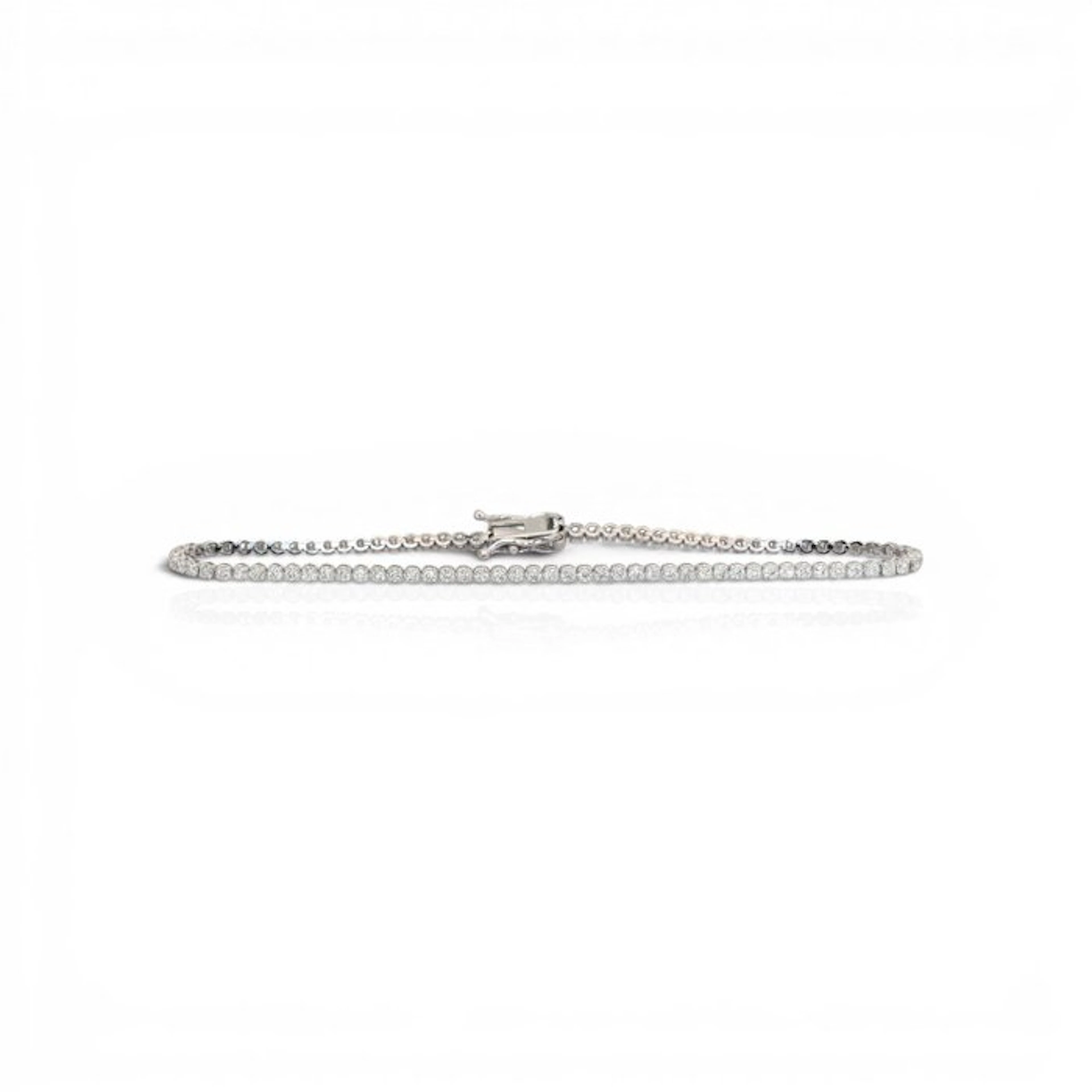 Tennis bracelet - 14 kt