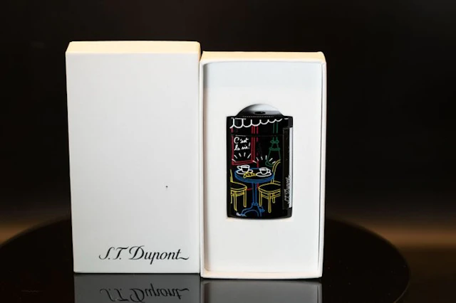 S.T. Dupont - MiniJet - Pocket lighter - Steel