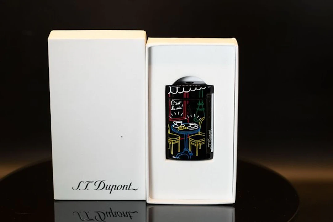 S.T. Dupont - MiniJet - Pocket lighter - Steel