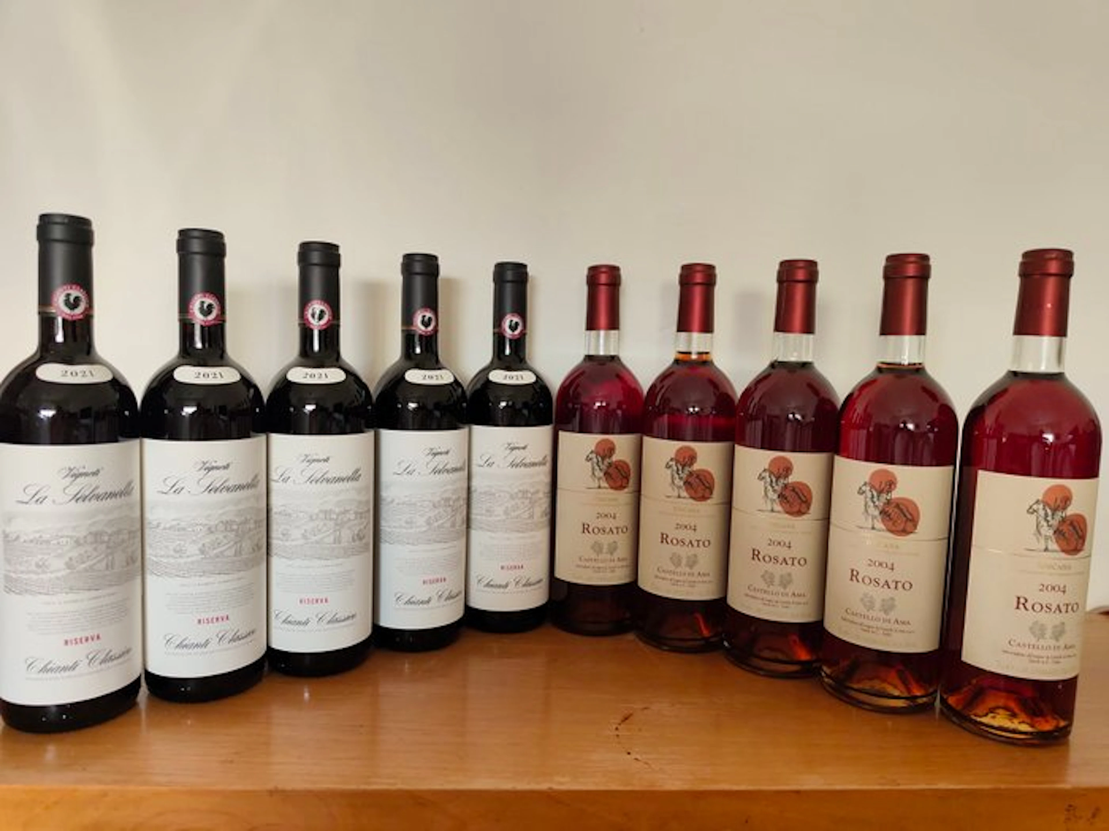 2004 Castello di Aam Rosato & 2021 Melini