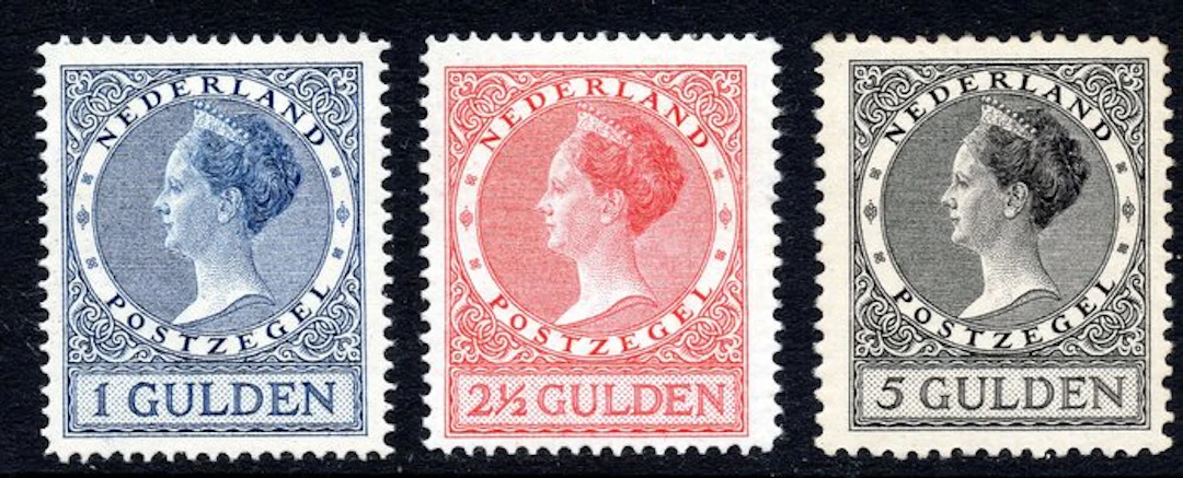 Netherlands 1926 - Queen Wilhelmina - NVPH 163/165