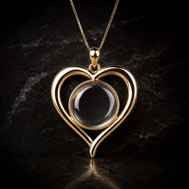 No reserve price - Pendant Silver - Quartz - Certified