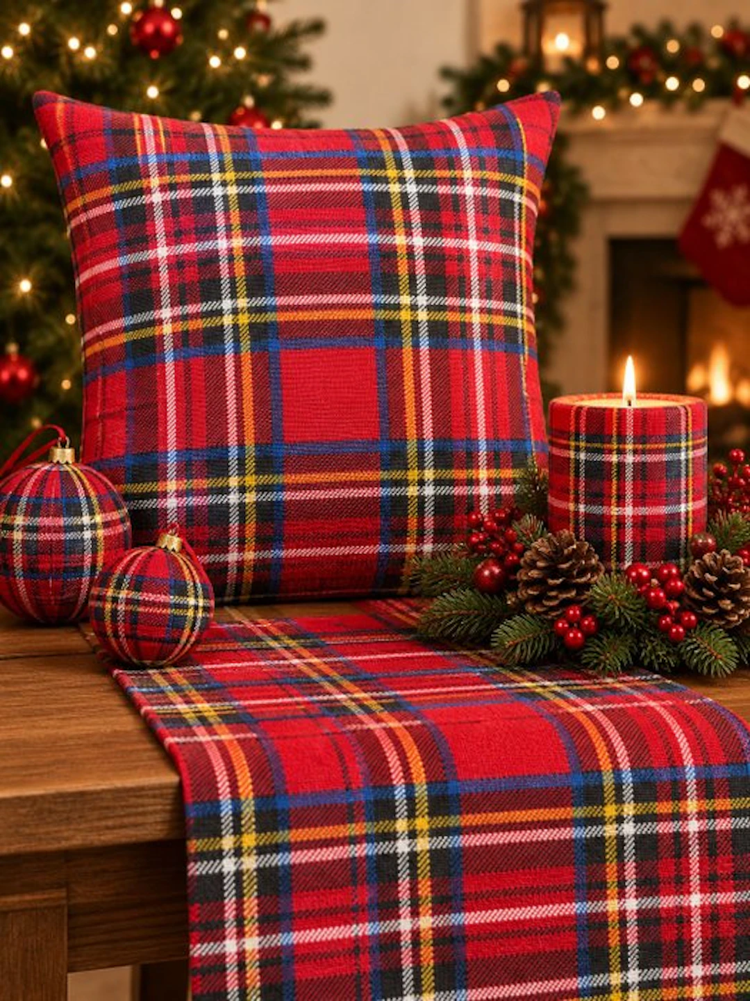 Tartan Highland - Textile - 2.48 m - 2.48 m