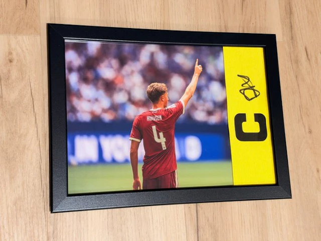 Real Madrid - Spanish Football League - Dean Huijsen - Framed, Captain's