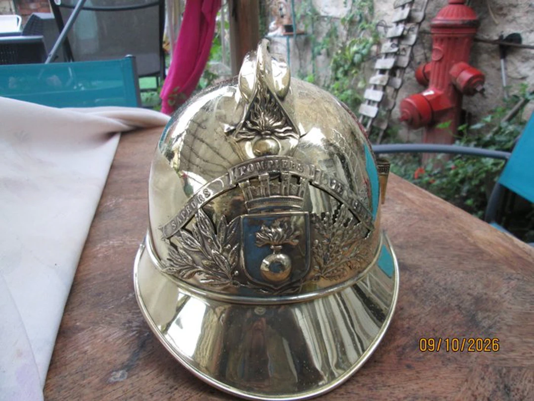 France - Military helmet - M1895 firefighter helmet from Semuy 08 - 1895