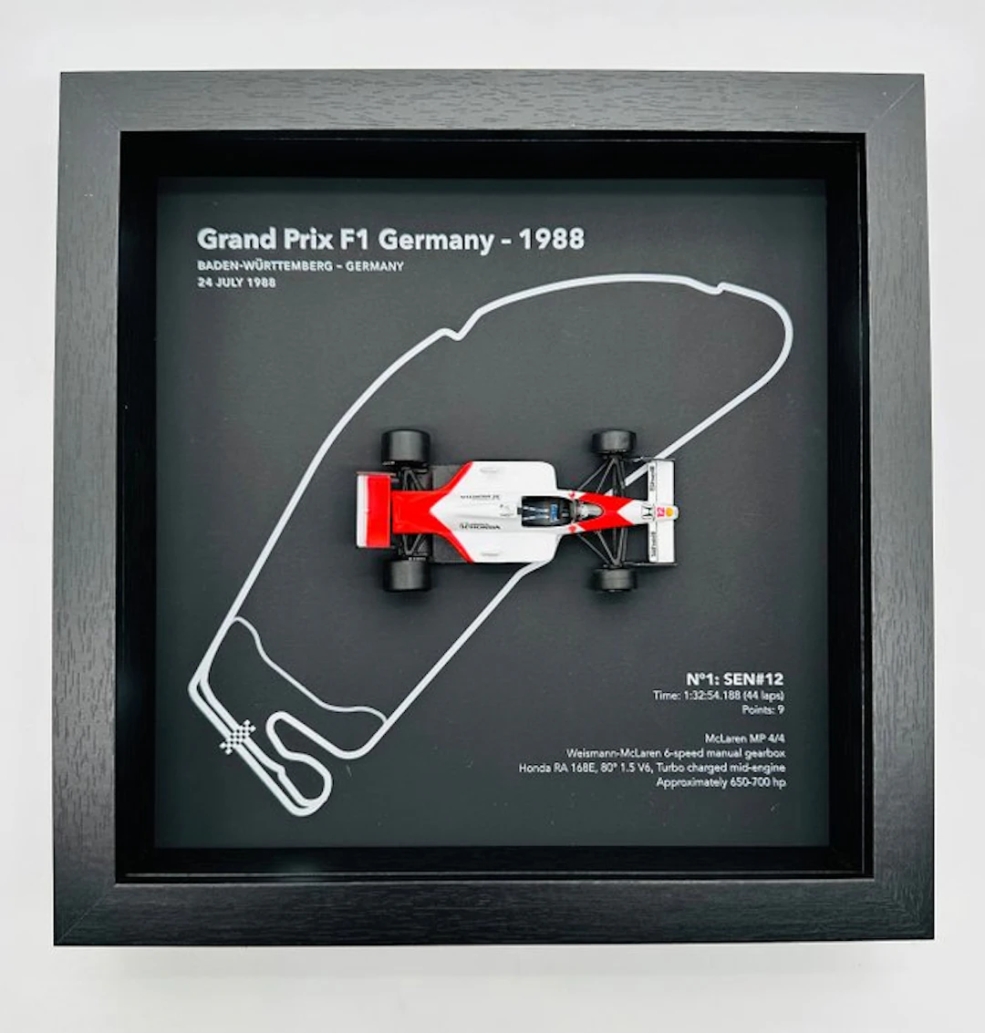 Artwork - McLaren - Ayrton Senna - GP F1 Germany 1988 - Hockenheimring