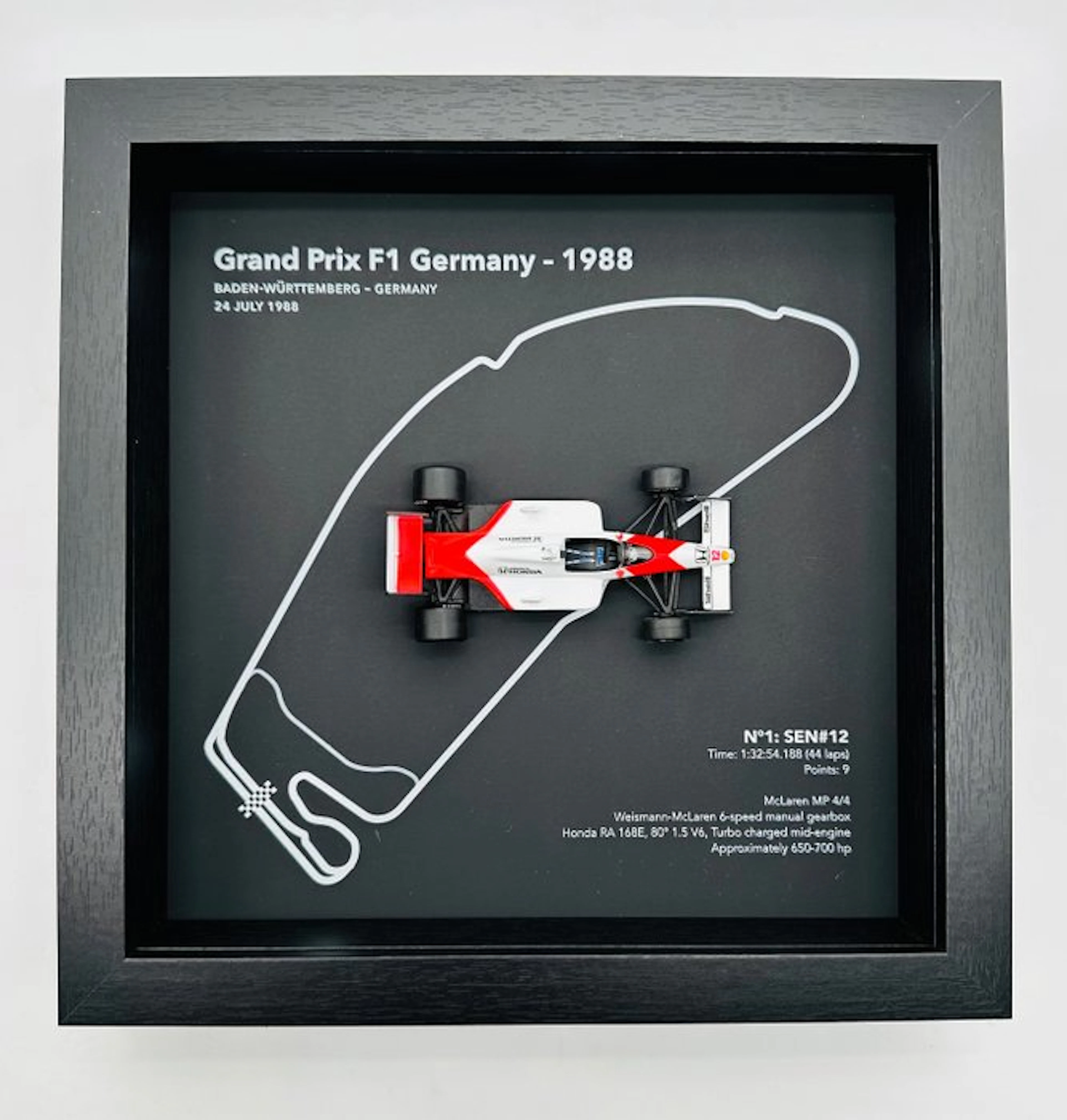 Artwork - McLaren - Ayrton Senna - GP F1 Germany 1988 - Hockenheimring