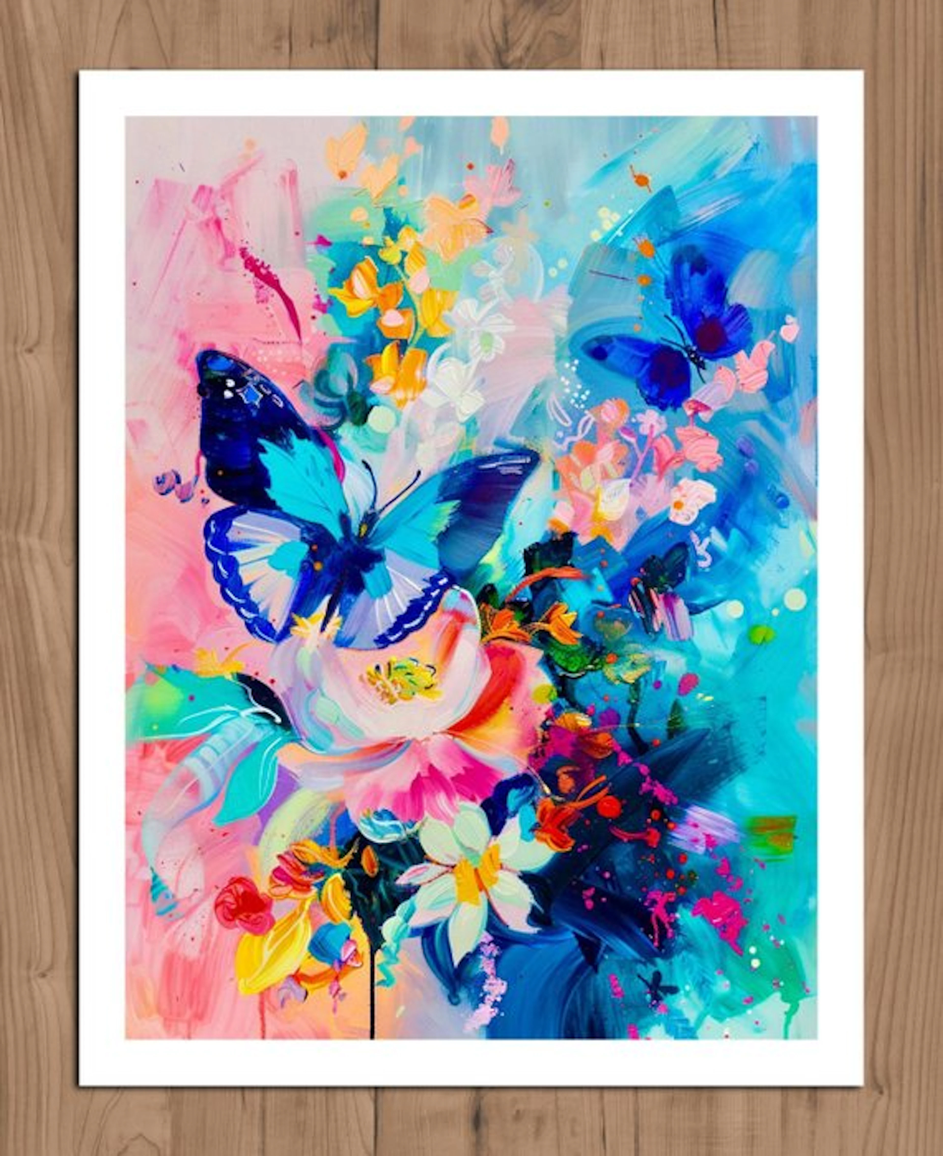 Favialis Dias (XXI) - Flores con mariposas