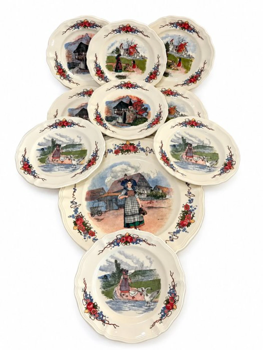 Sarreguemines - Table service (9) - Obernai - Earthenware