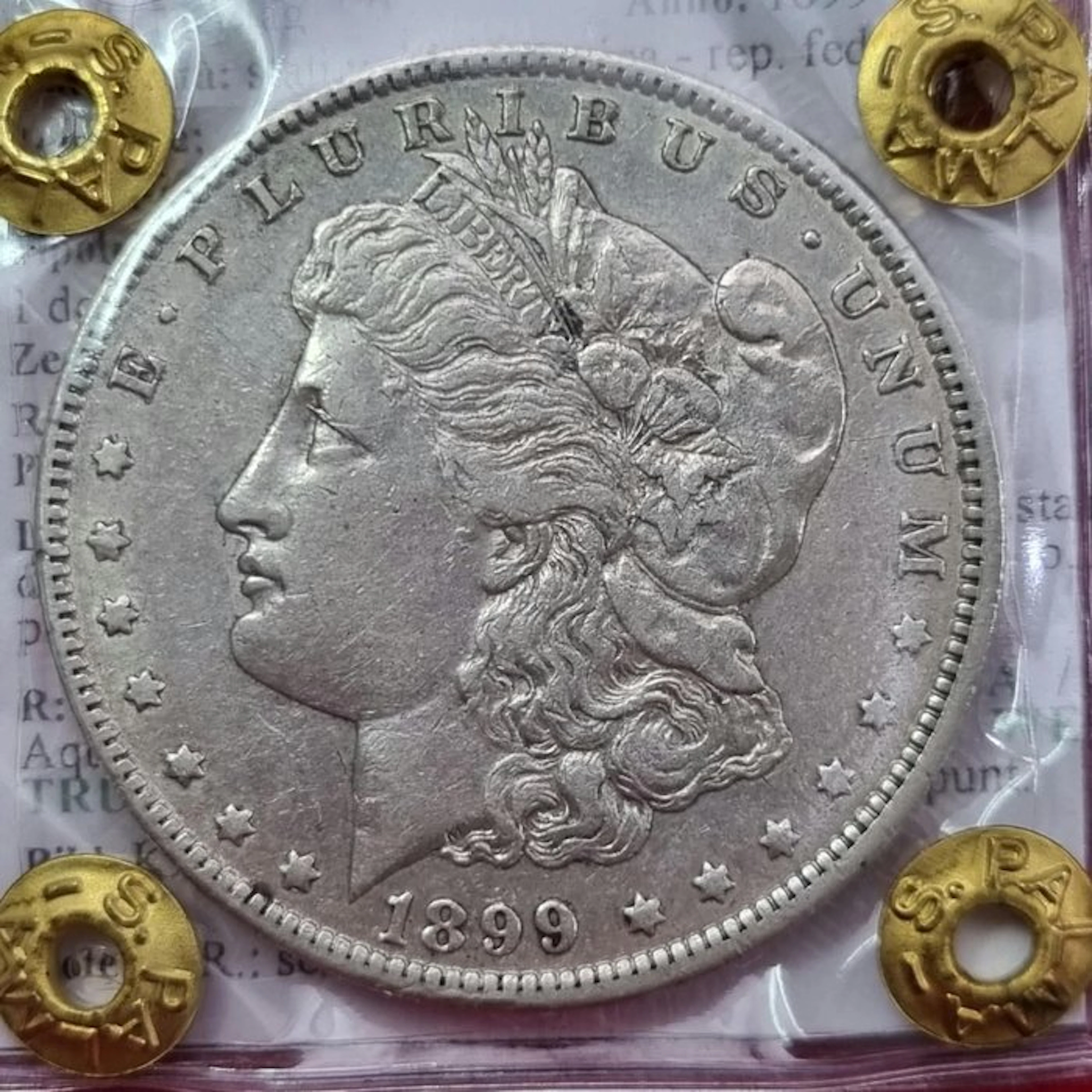 United States. Republic. 1 Dollar 1899 (No reserve price)