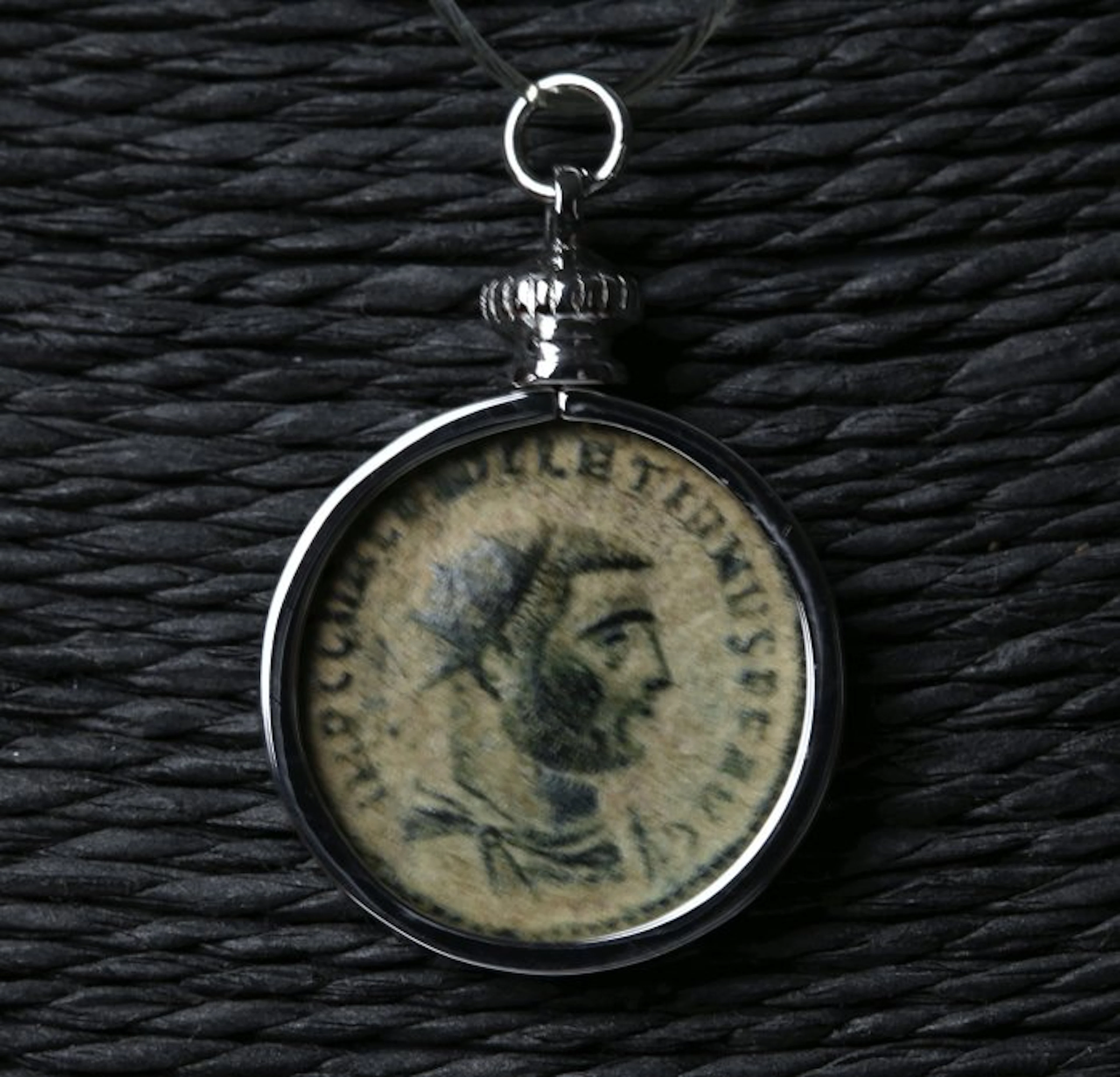 Modern Silver Pendant with Diocletian Follis (No reserve price)