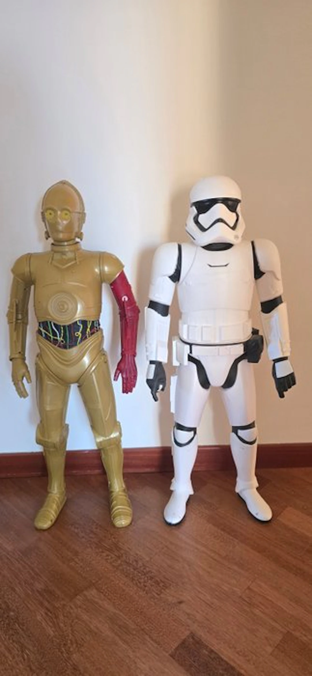 Jakks Pacific - Action figure Lot Star Wars c3po 80 cm e Stormtrooper