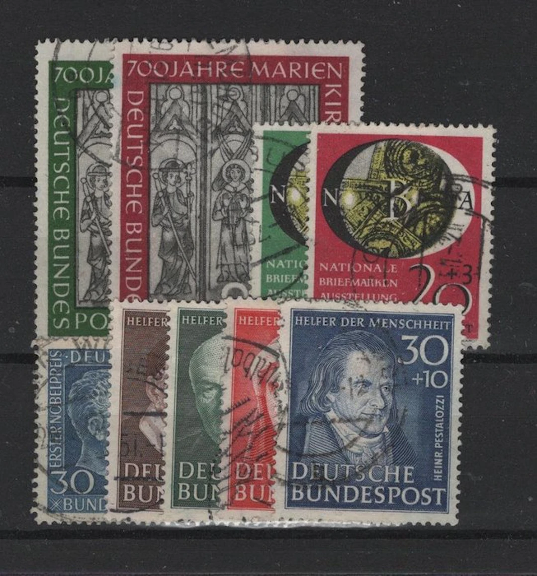 Germany, Federal Republic 1951 - Special stamps of the year in flawless quality