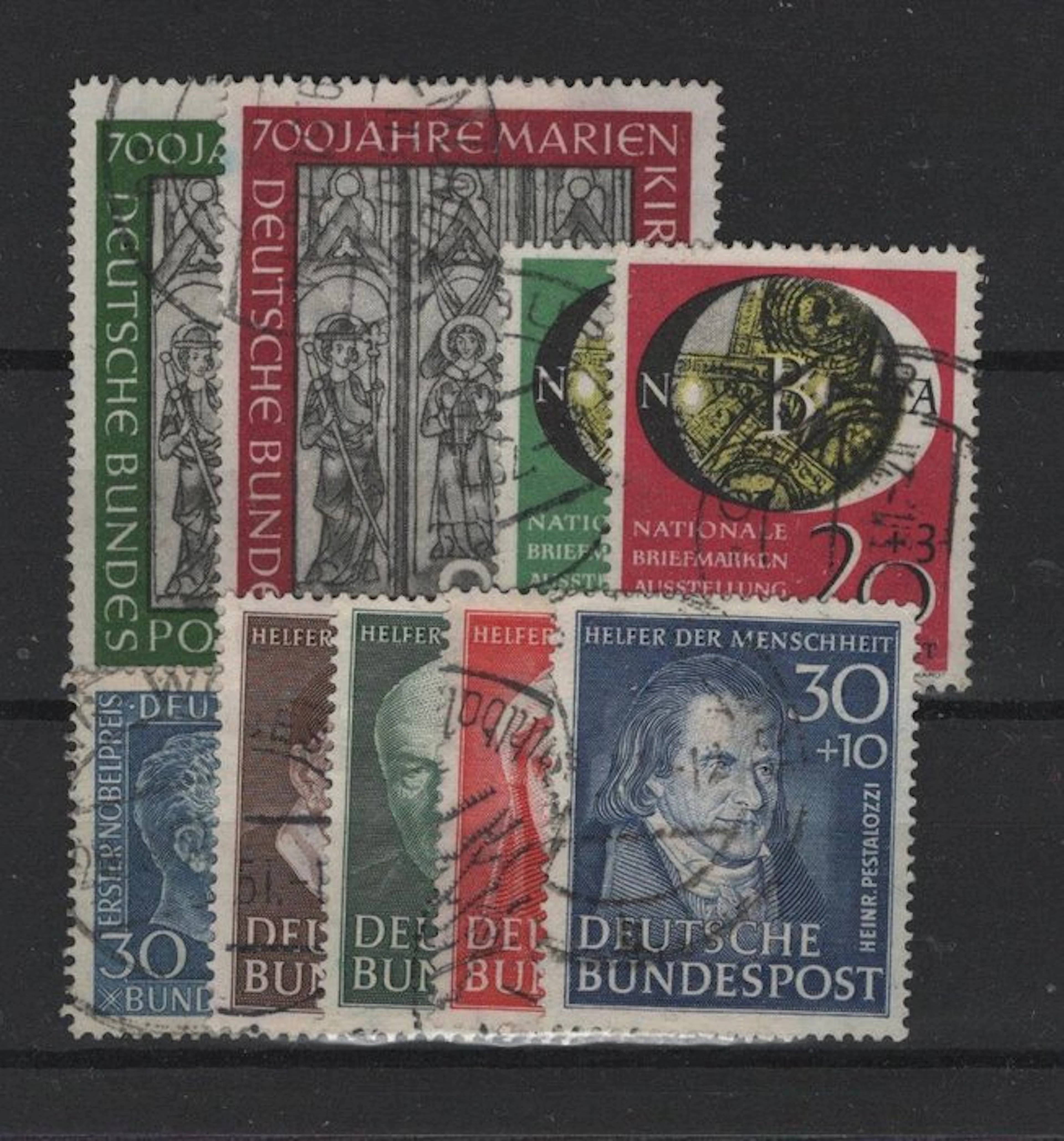 Germany, Federal Republic 1951 - Special stamps of the year in flawless quality