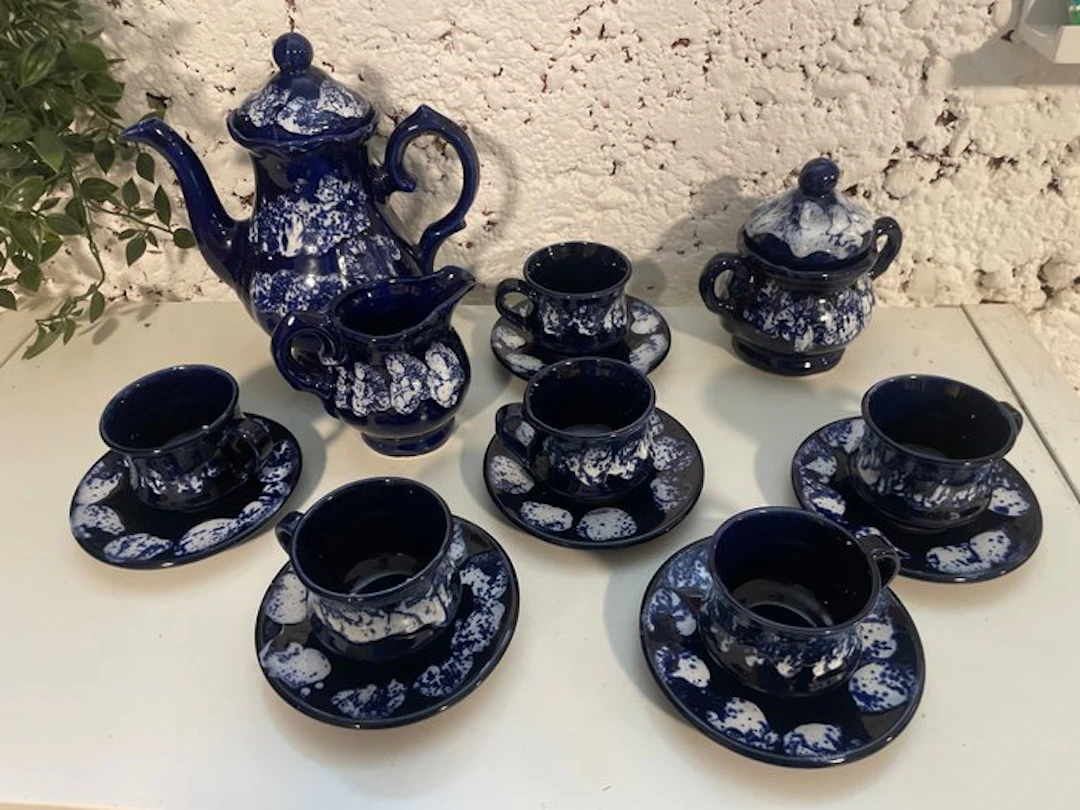 Vallauris - Coffee and tea service (15) - Ceramic
