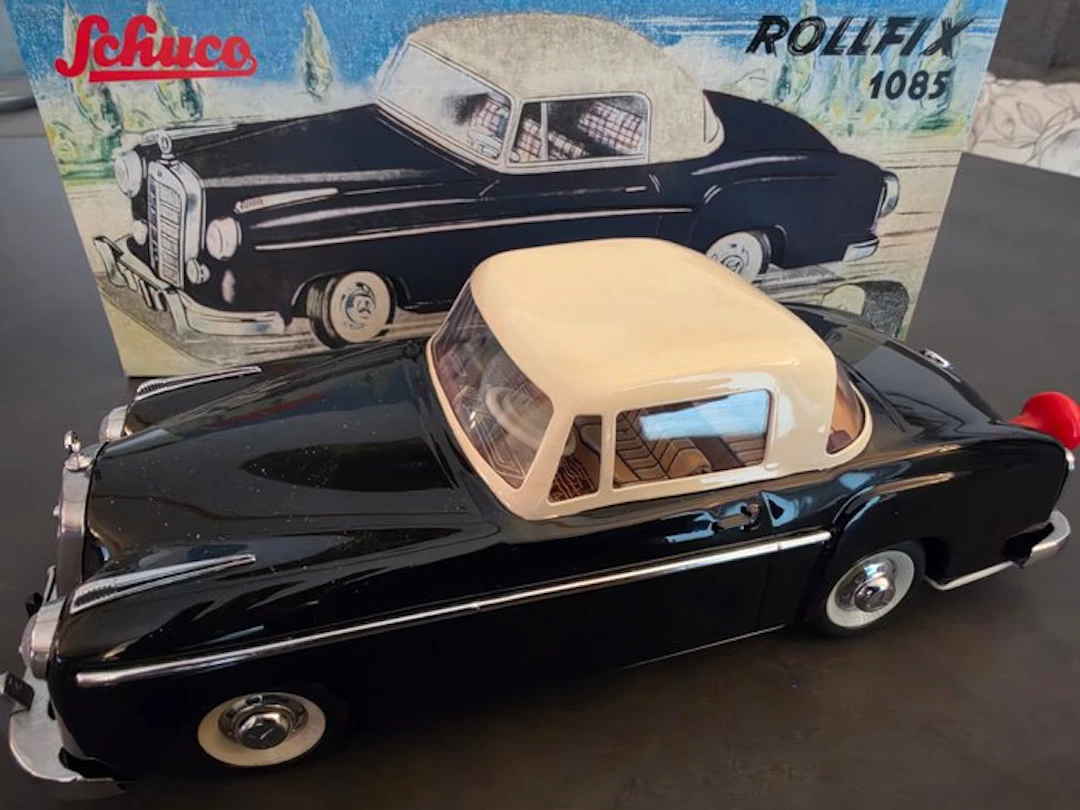 Schuco - Tin toy - Rollfix 1085 schwarz/beige