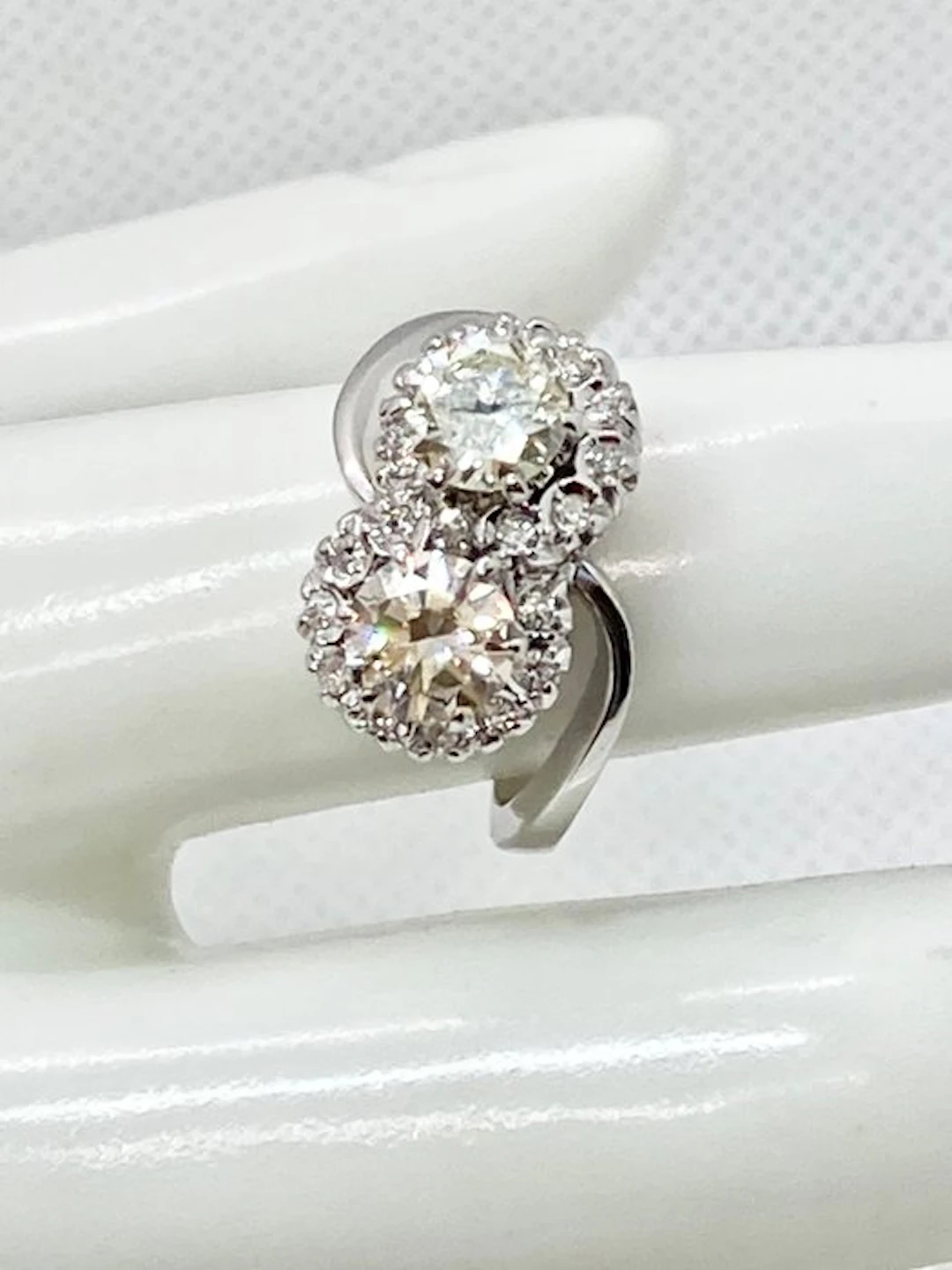 Pala Diamond - Statement ring - contrarie’ - 18 kt