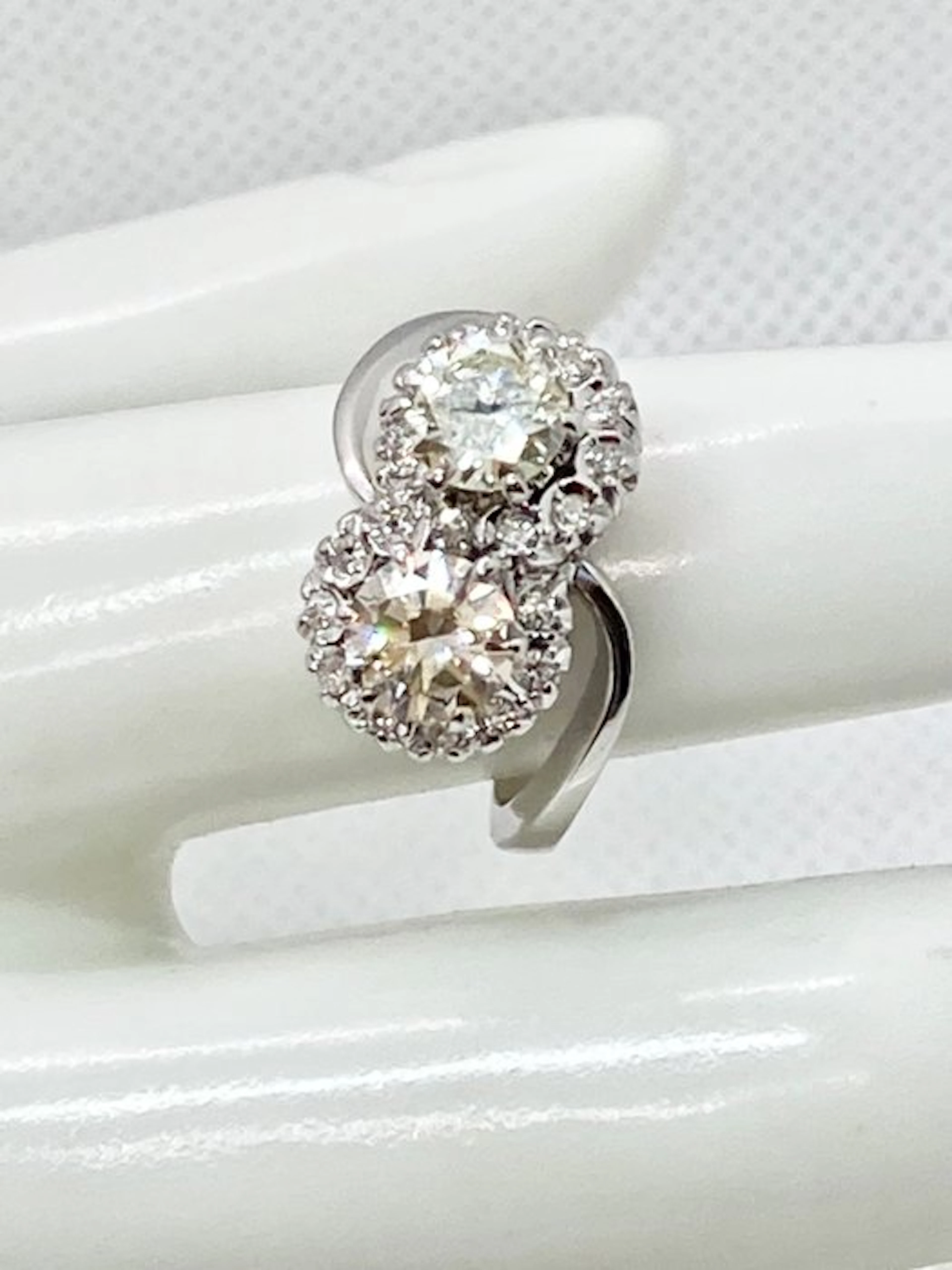Pala Diamond - Statement ring - contrarie’ - 18 kt