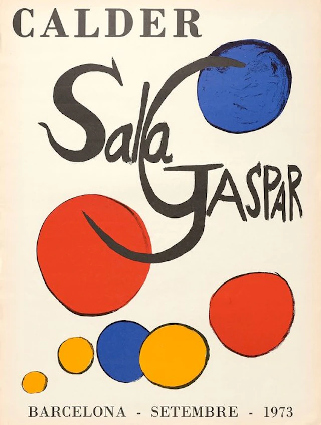 Alexander Calder - Sala Gaspar - Original Lithographic Print 1973