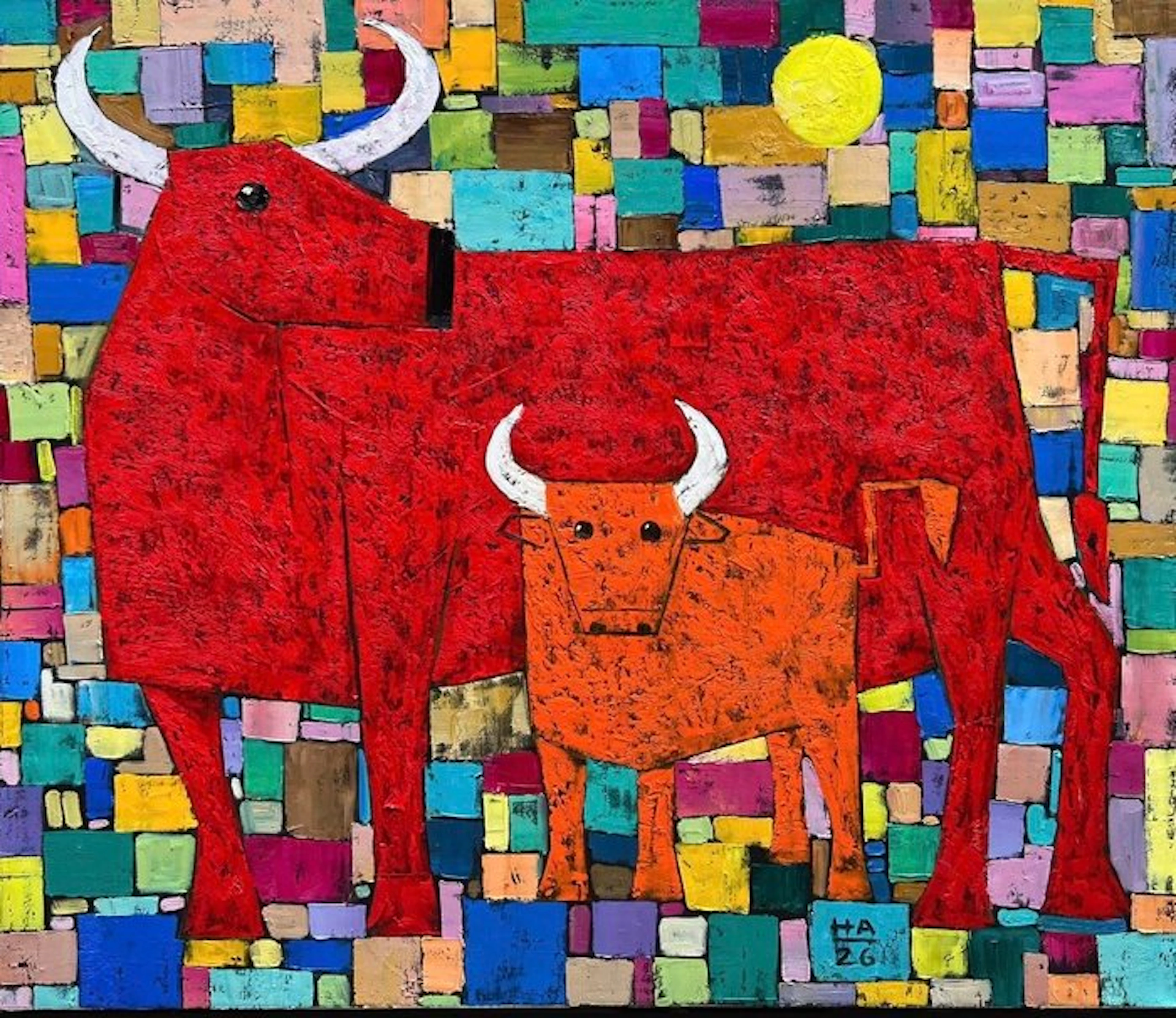 Hoang Anh - La Force et la Tendresse ↑120 →140 cm